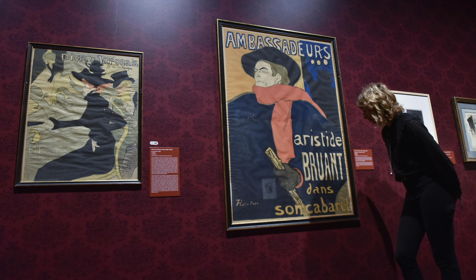 Las imágenes de la exposición  "El espíritu de Montmartre en tiempos de Toulouse-Lautrec"