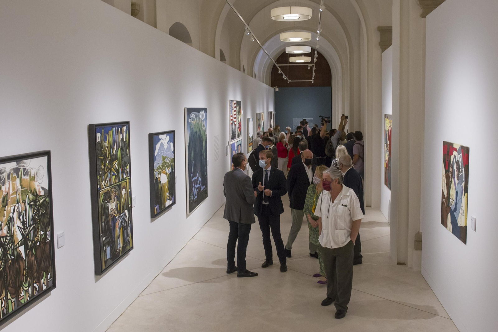 Las fotos de la nueva sala de exposiciones temporales Eugenio Chicano del Museo de Málaga