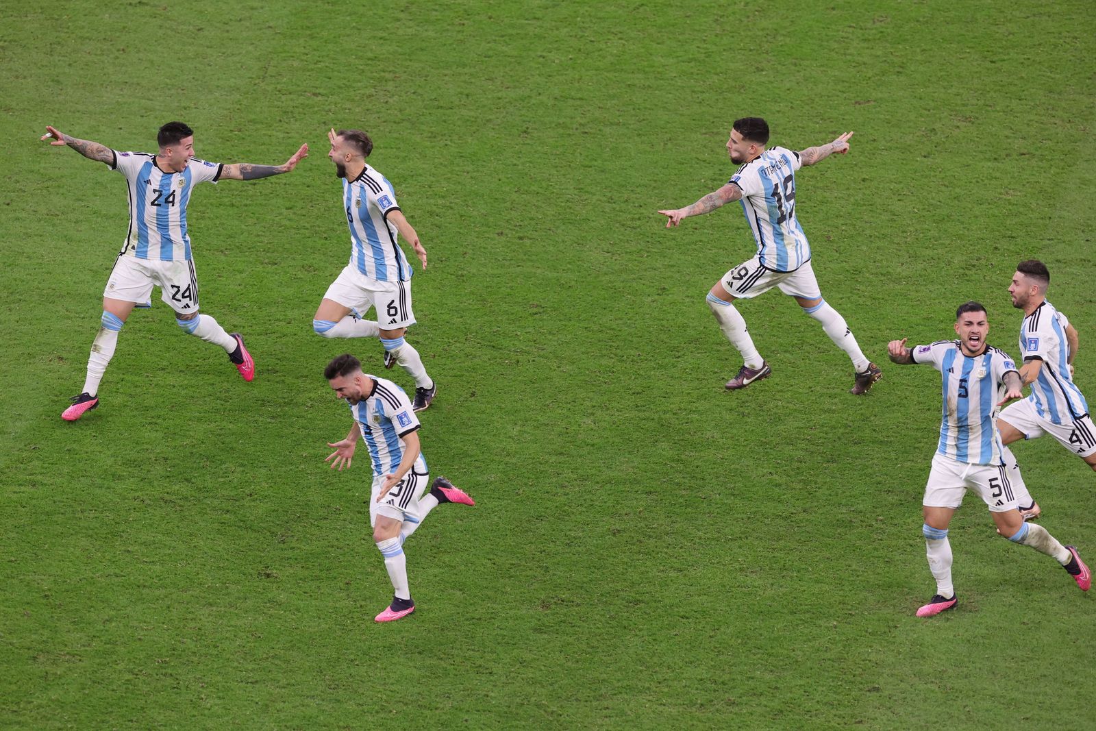 Las imágenes del Países Bajos - Argentina en los cuartos de final del Mundial de Qatar