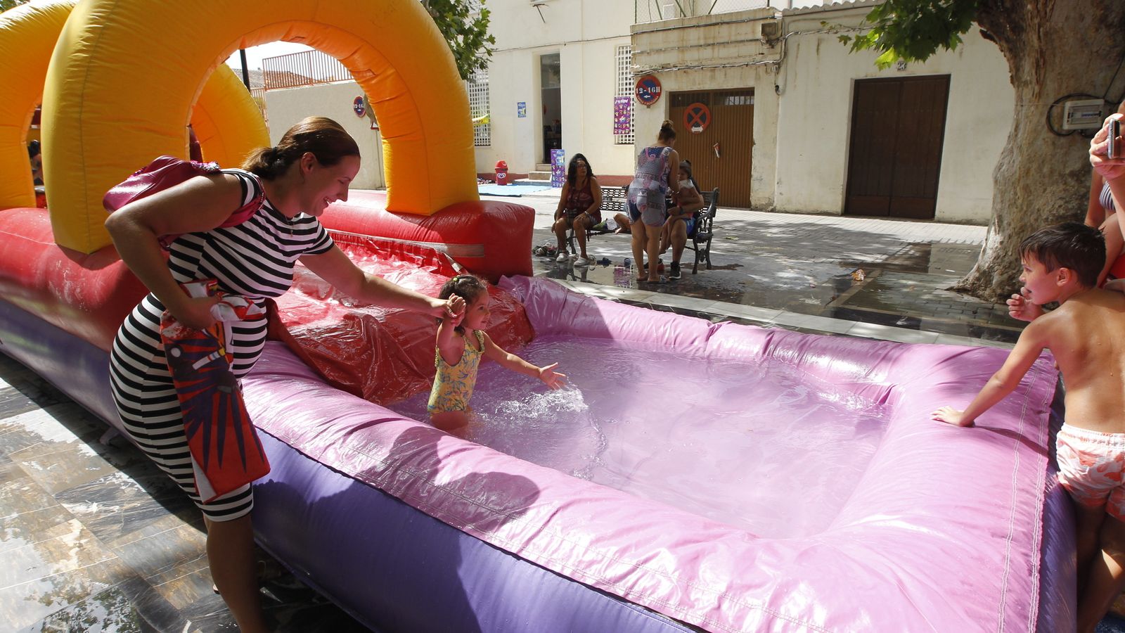 Los más pequeños también lo pasaron en grande.