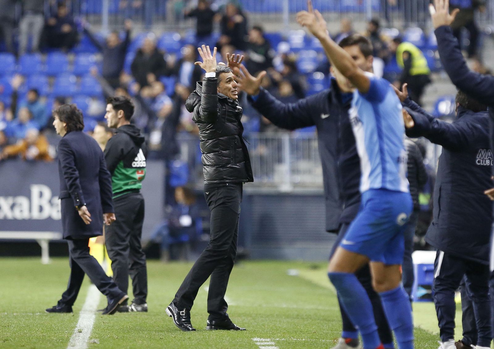 La tercera etapa de Muñiz en el Málaga en fotos