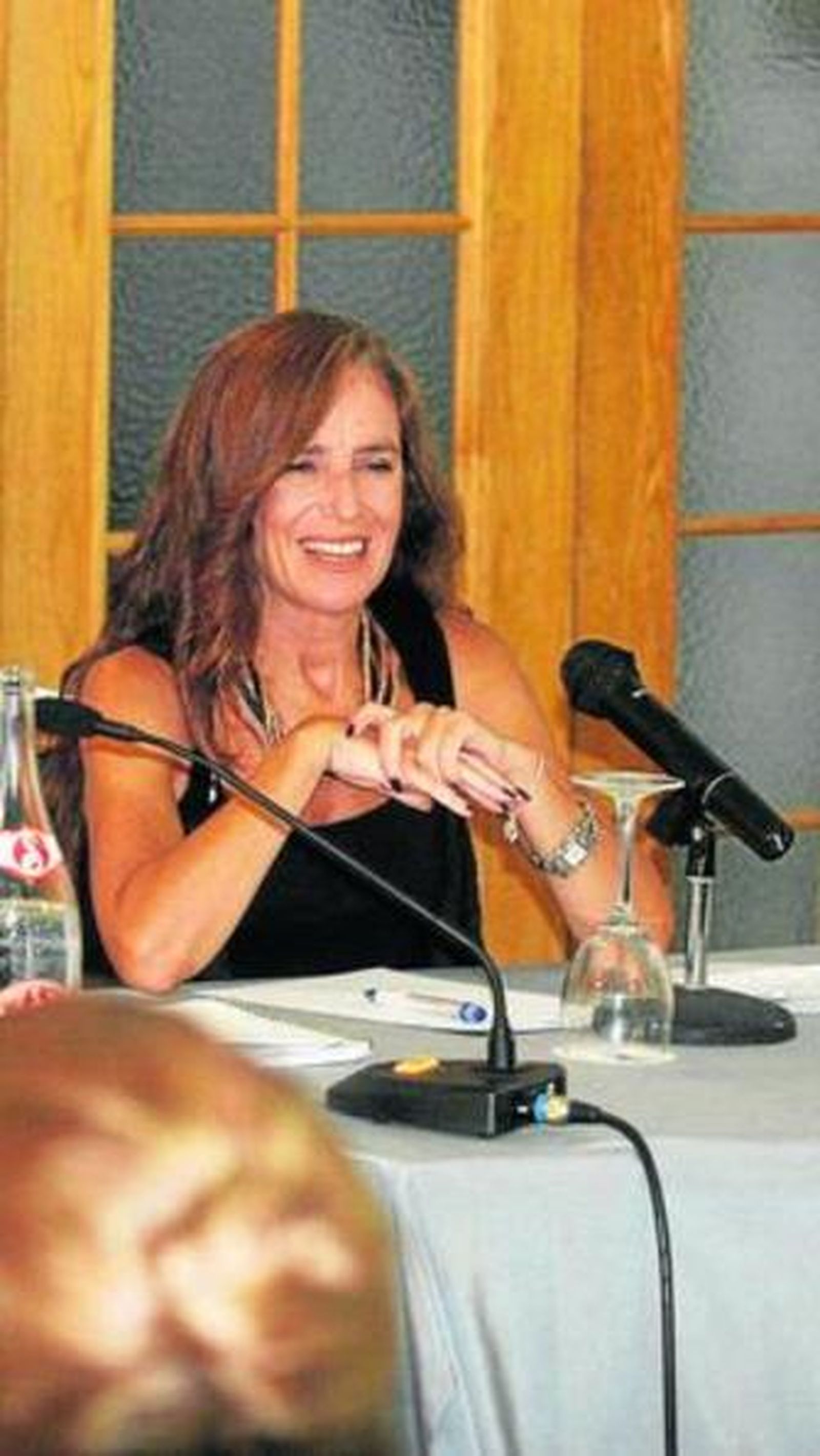 Un momento de la charla que tuvo lugar el viernes.