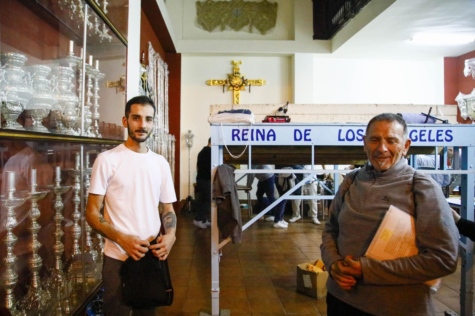 Ensayo de la hermandad de los Ángeles de la ciudad de Almería, en imágenes
