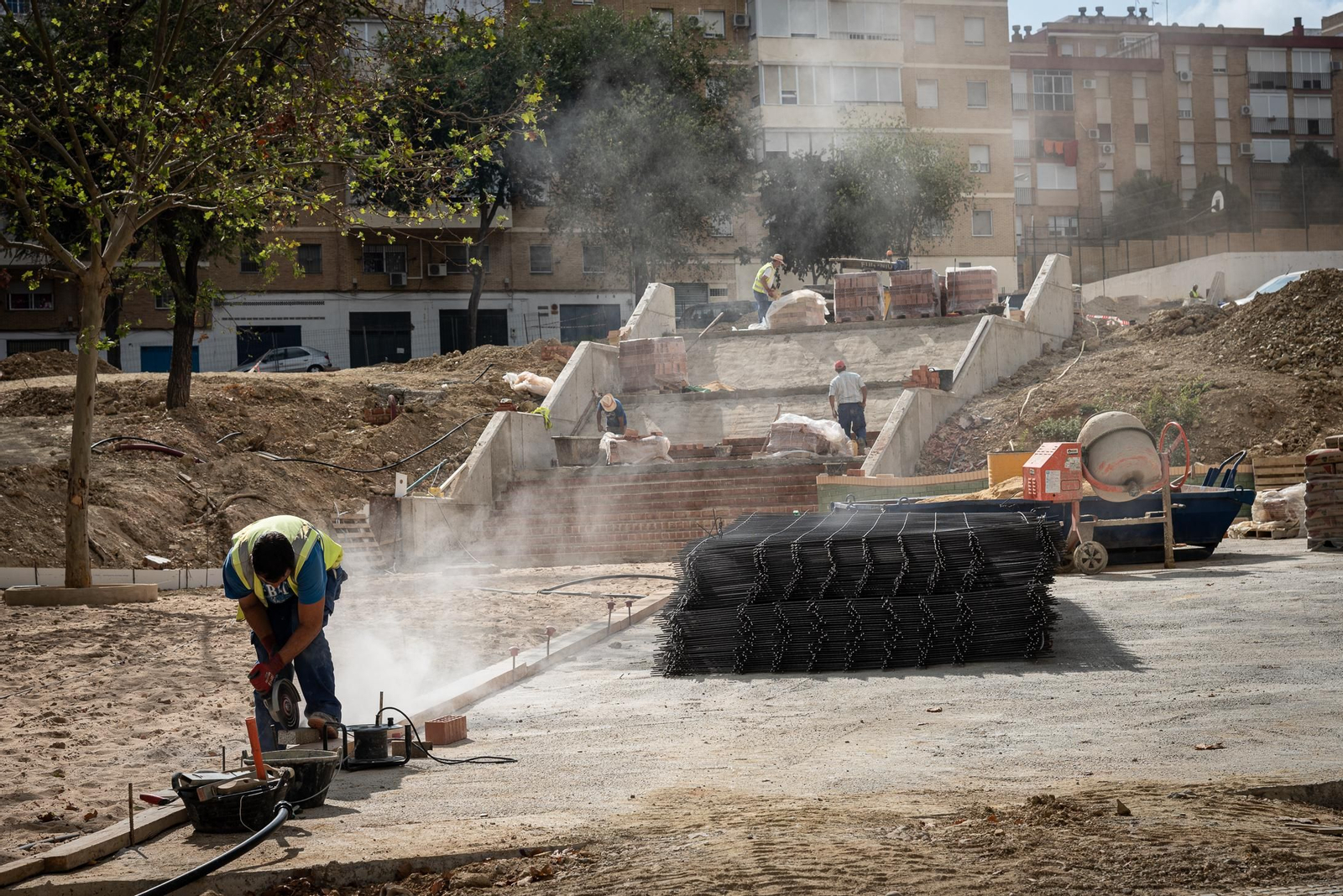 Imágenes de las principales obras públicas que se están llevando a cabo en Huelva