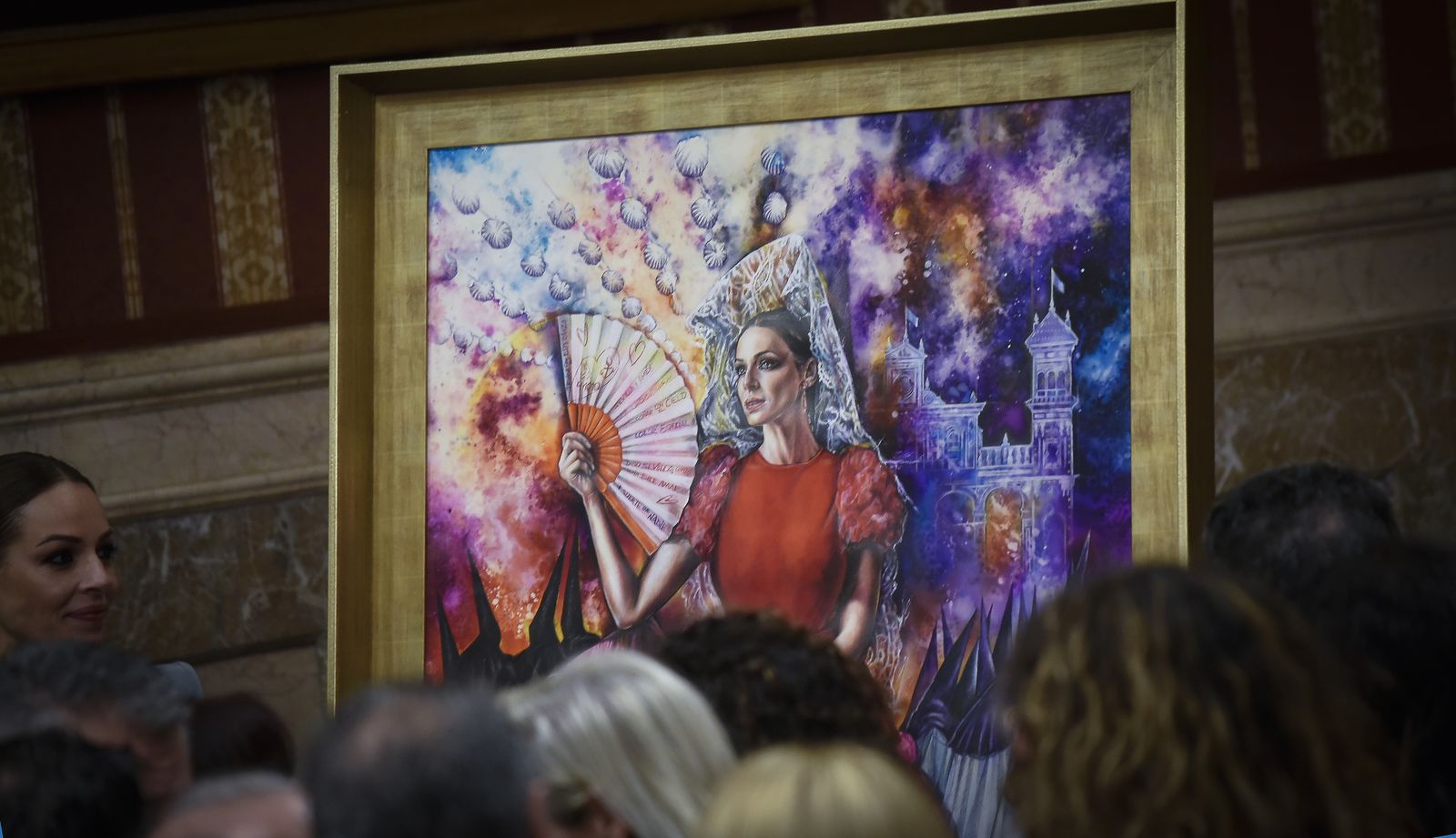 Las imágenes de la presentación del cartel de Fiestas de Primavera 2023, pintado por José Tomás Pérez Indiano