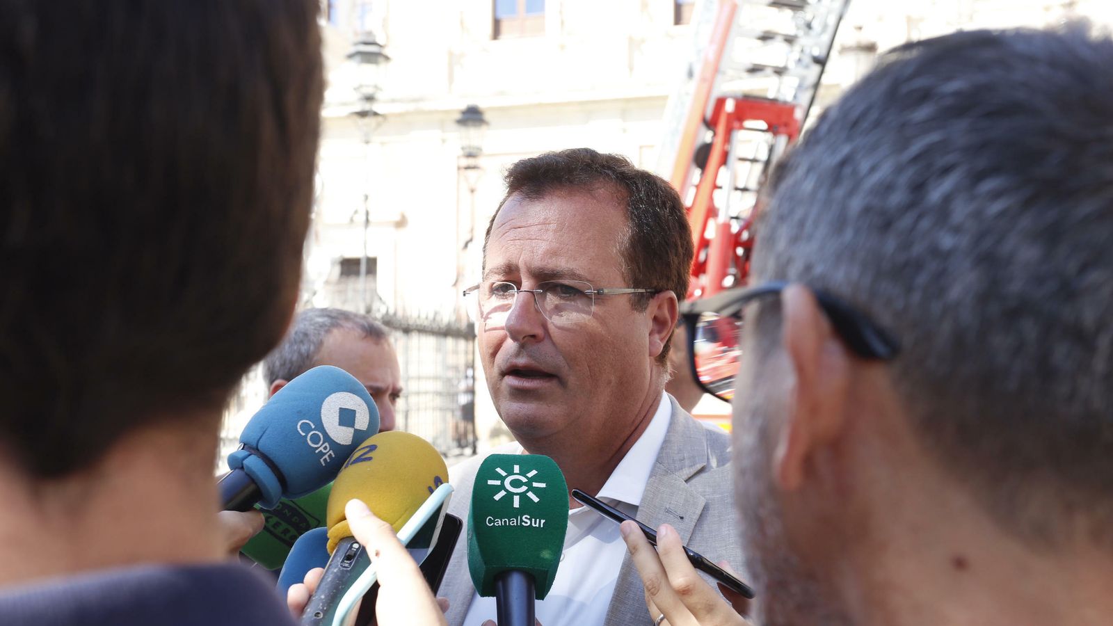 El delegado municipal de Gobernación Juan Carlos Cabrera.