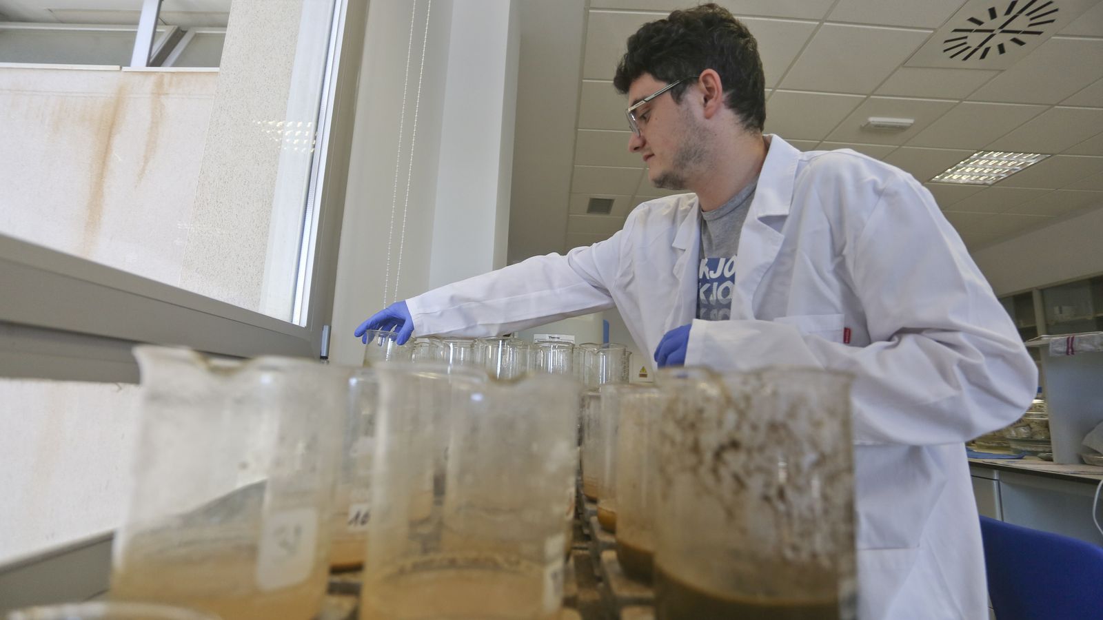 En este laboratorio hay más de 2.000 muestras de suelo