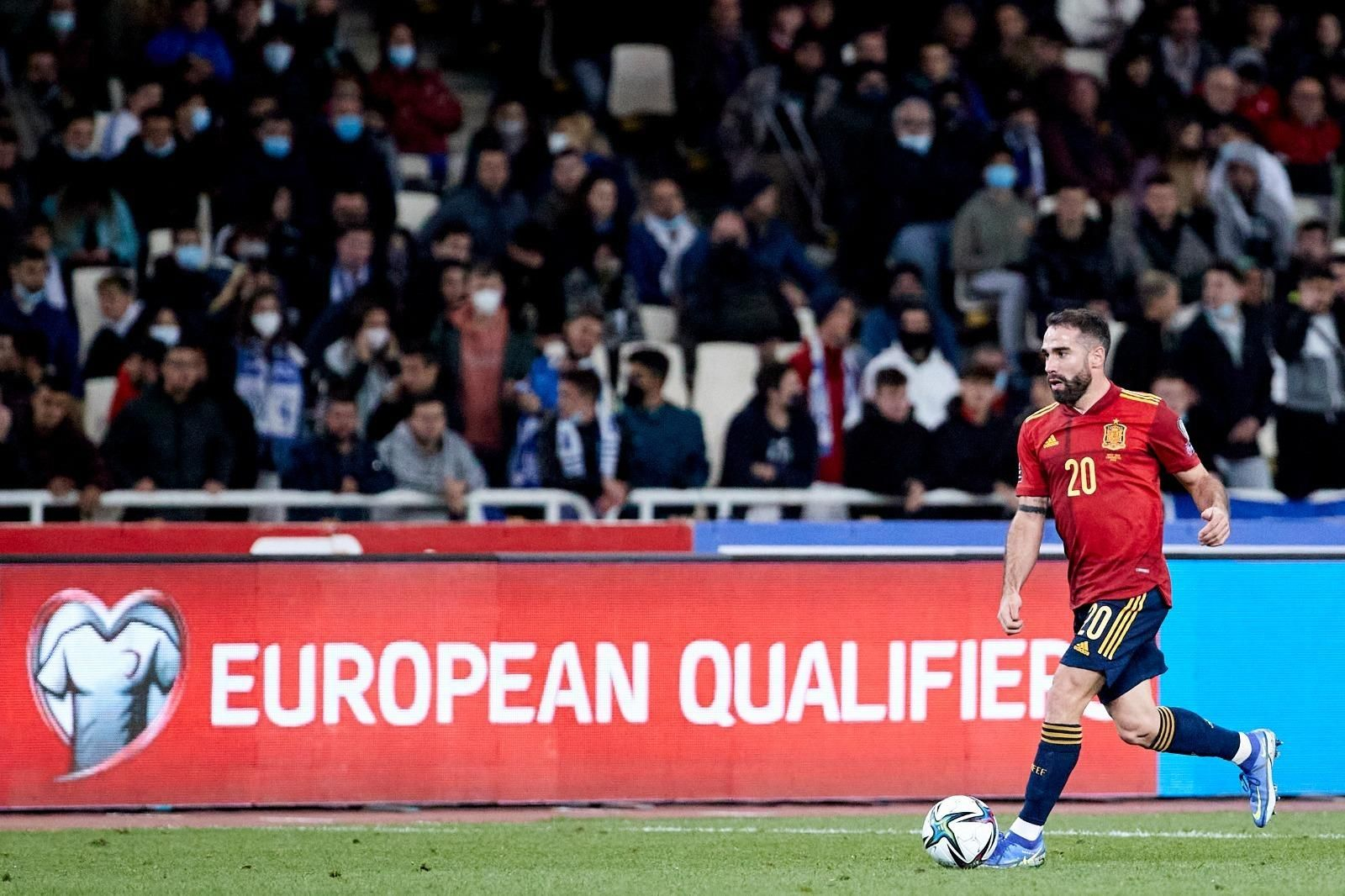 Las imágenes del Grecia-España de clasificación para el Mundial de Catar 2022