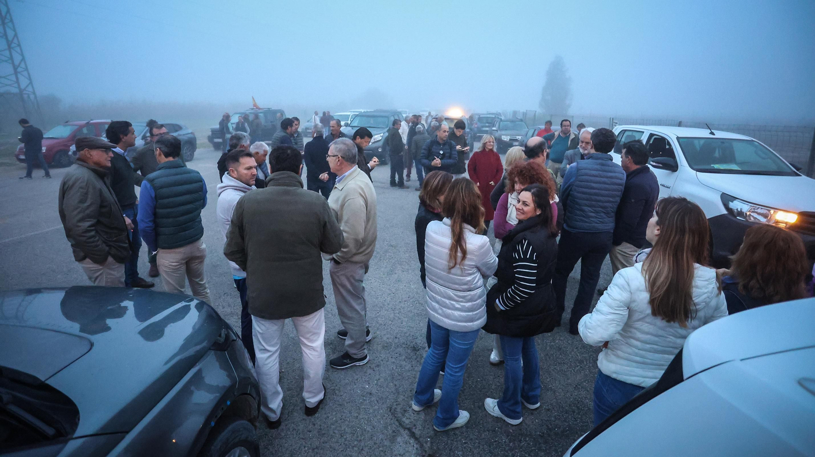 Agricultores de Jerez marchan hacia Algeciras