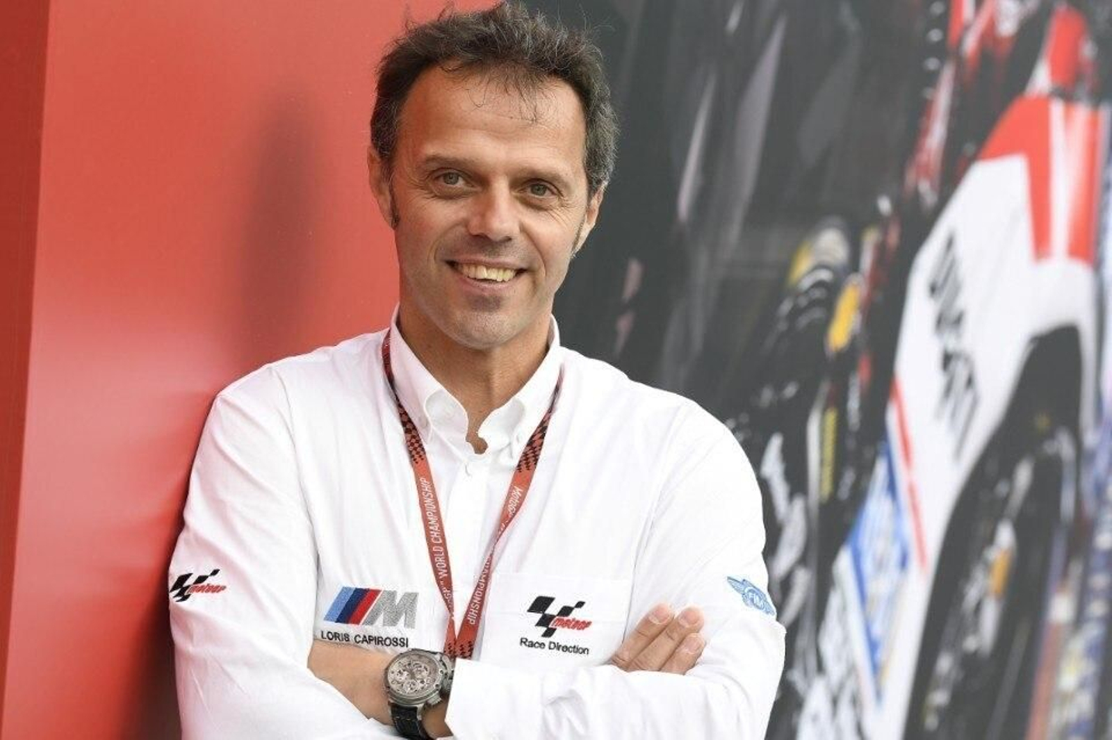 Loris Capirossi, asesor de seguridad de Dorna.