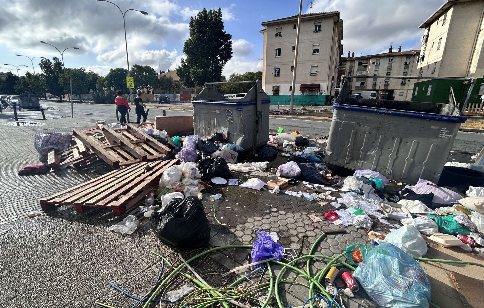 Las fotos de la zona del tiroteo con armas de guerra en las Tres Mil Vivienda