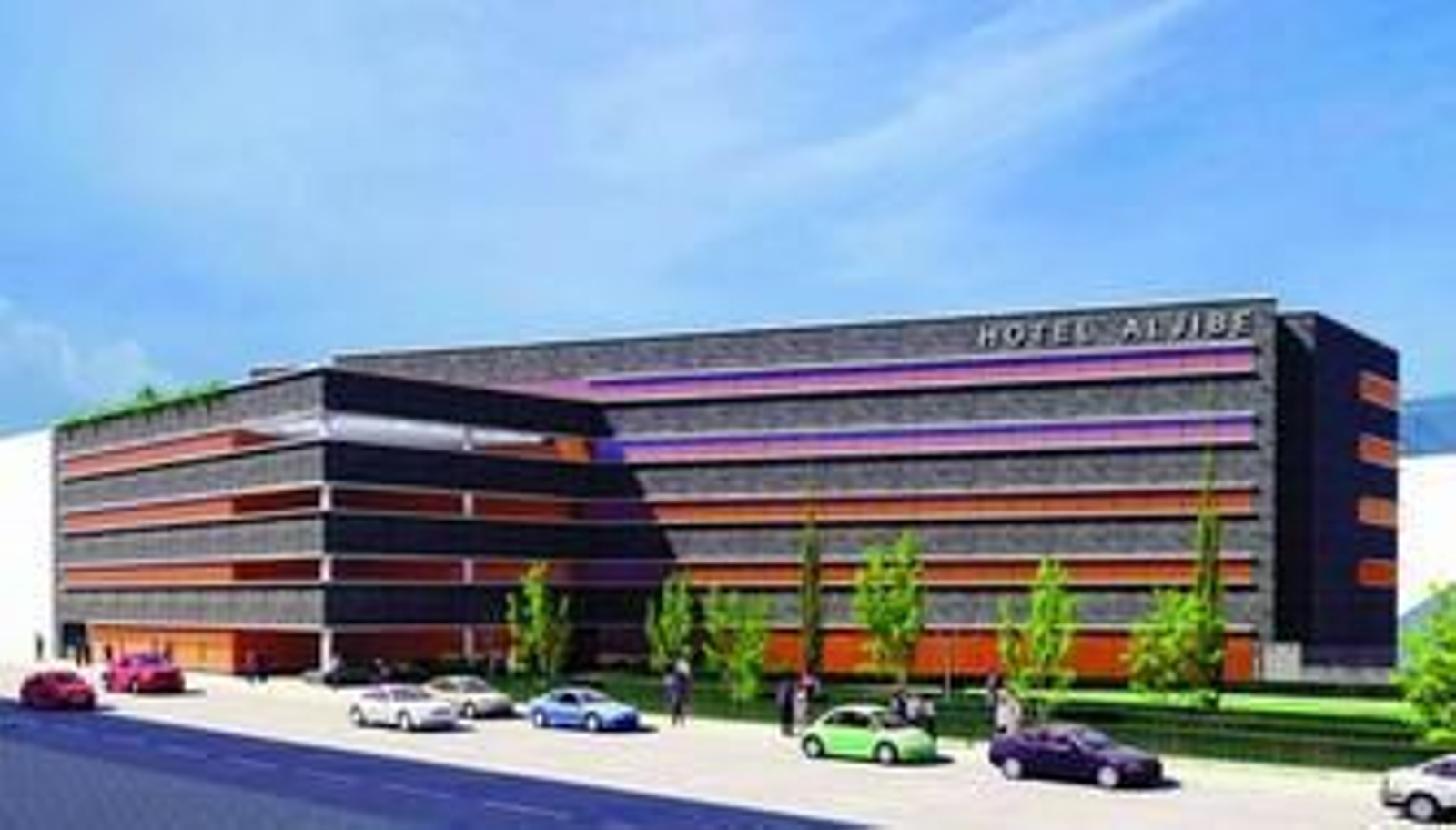 El futuro hotel MA Aljibes, de cinco plantas, estará ubicado en la Avenida de Pulianas.