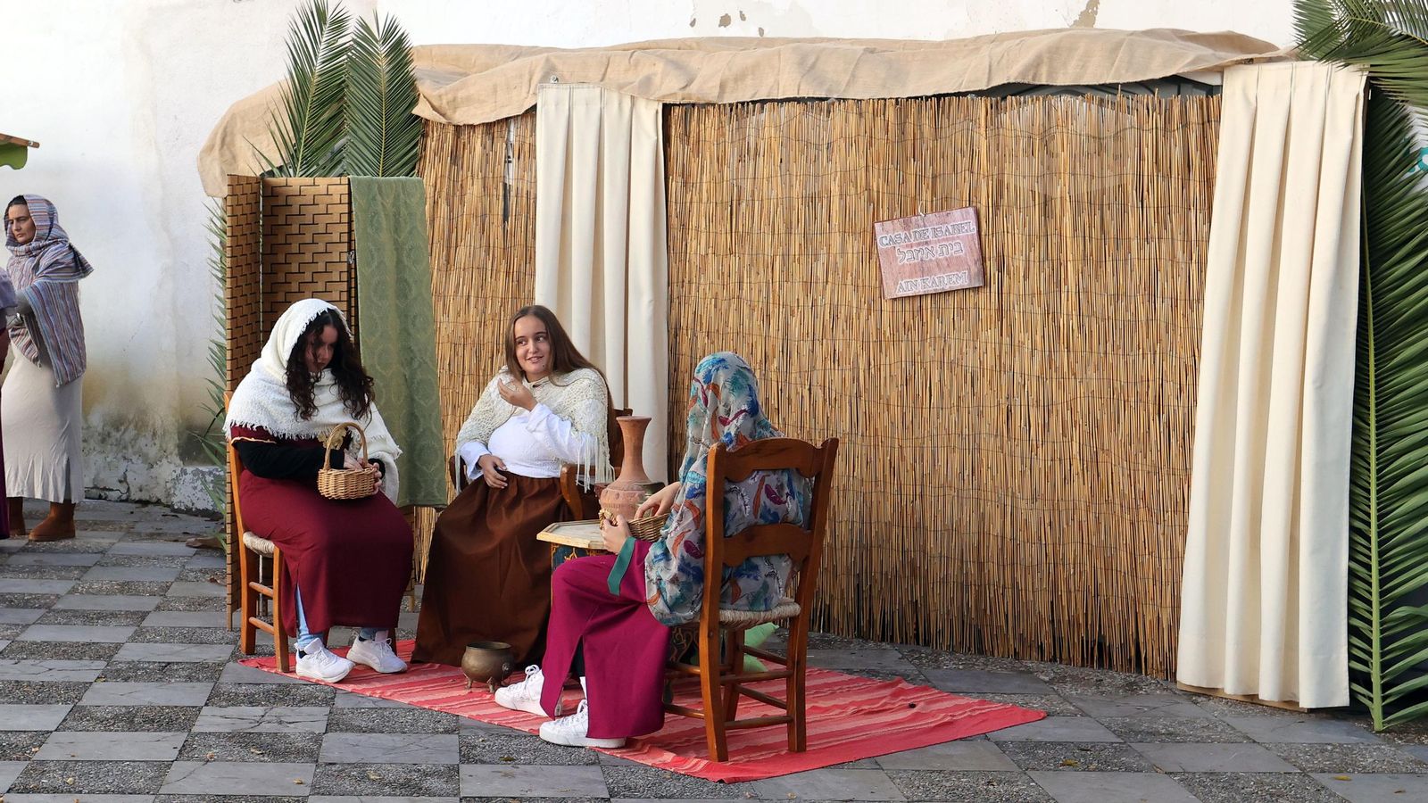 Imágenes del Belén Viviente de la plaza San Lucas en Jerez