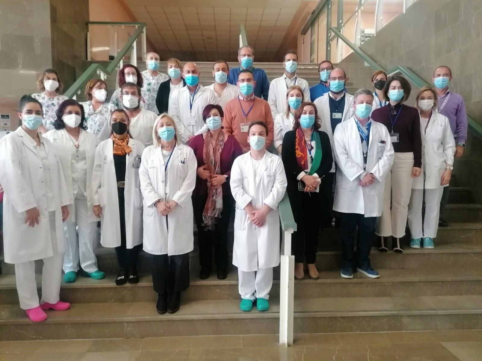 Representantes de las principales unidades que han contribuido a este reconocimiento.