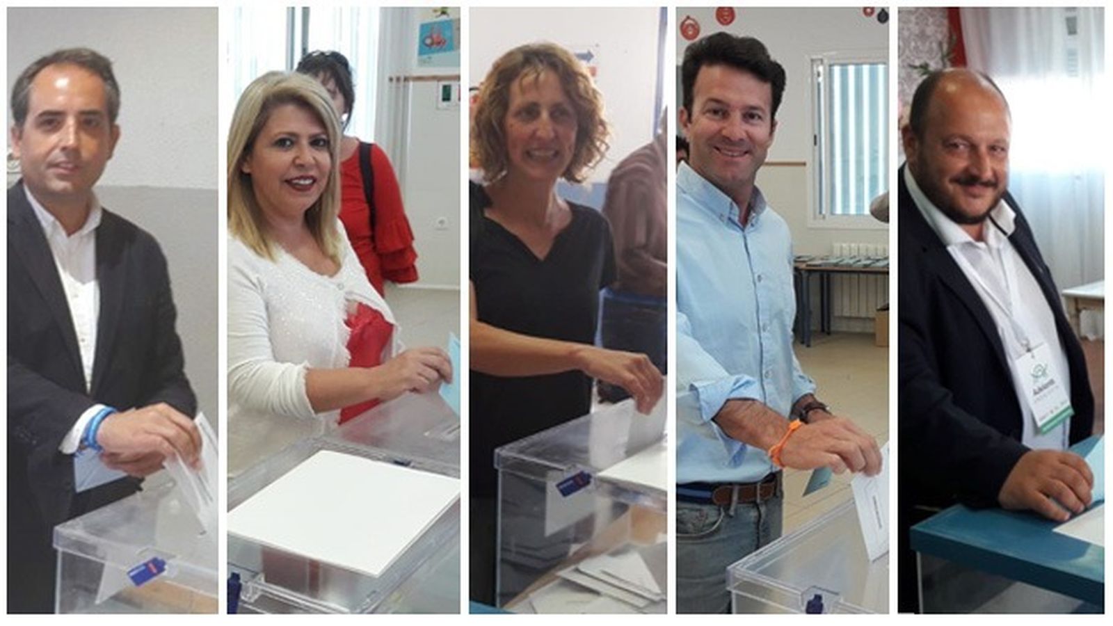 Los cinco candidatos de los principales partidos ya han votado.