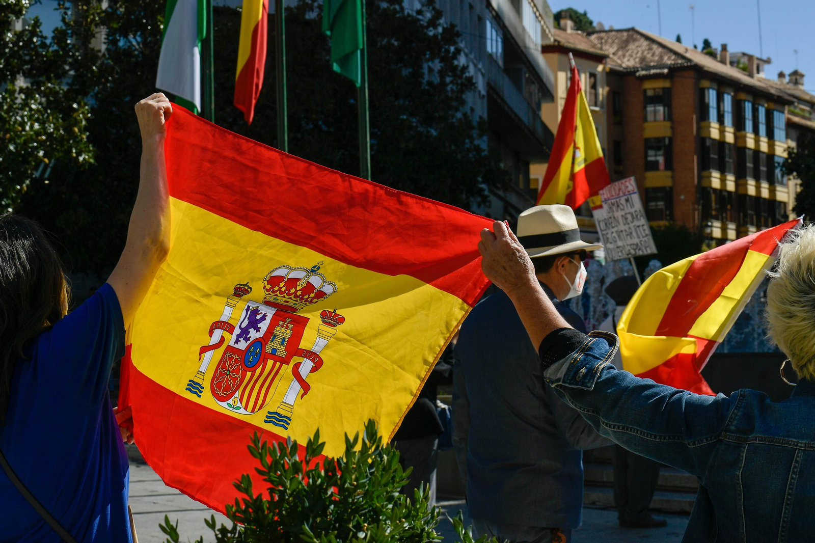 Fotos: Así ha sido la marcha organizada por Vox por la Hispanidad