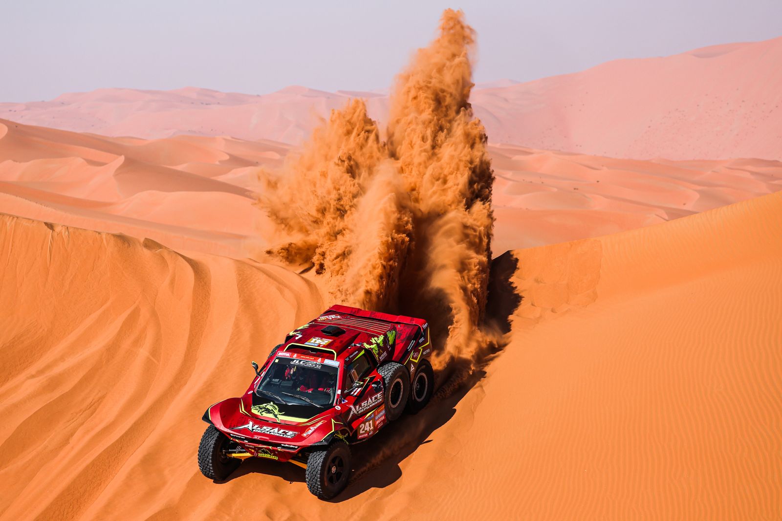 Las mejores fotos del Dakar por las dunas