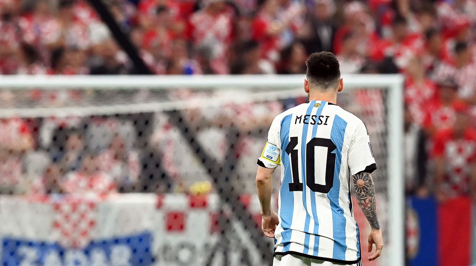 Las fotos de Messi contra Croacia
