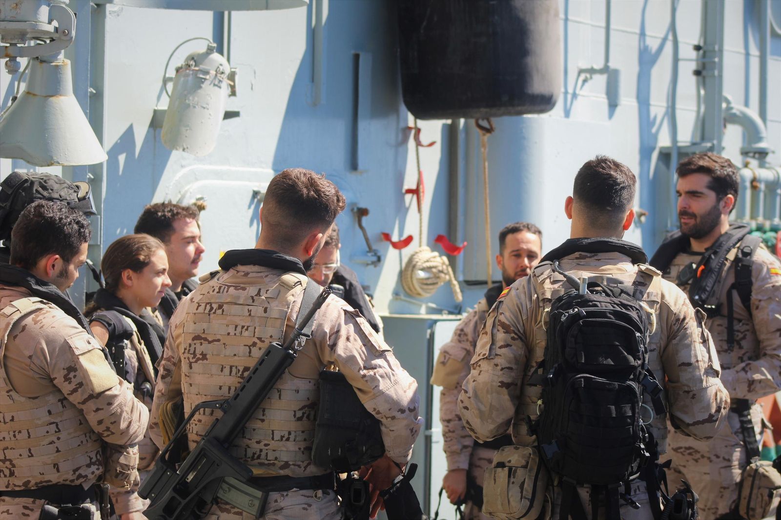 Las fotos del mayor ejercicio de los últimos años en el Estrecho de Gibraltar y el Golfo de Cádiz de la Armada y la OTAN