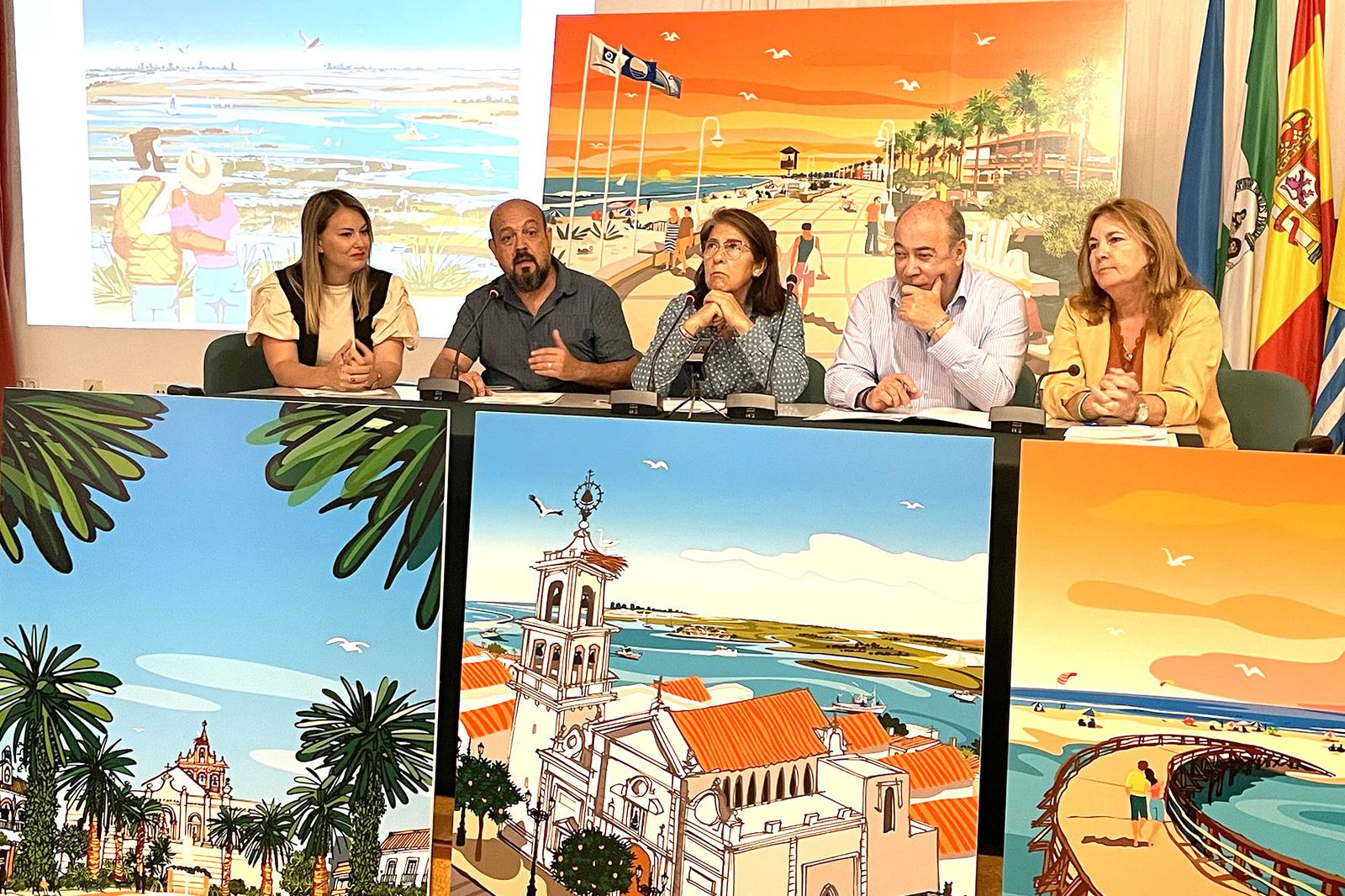 Presentación de las nuevas ilustraciones.