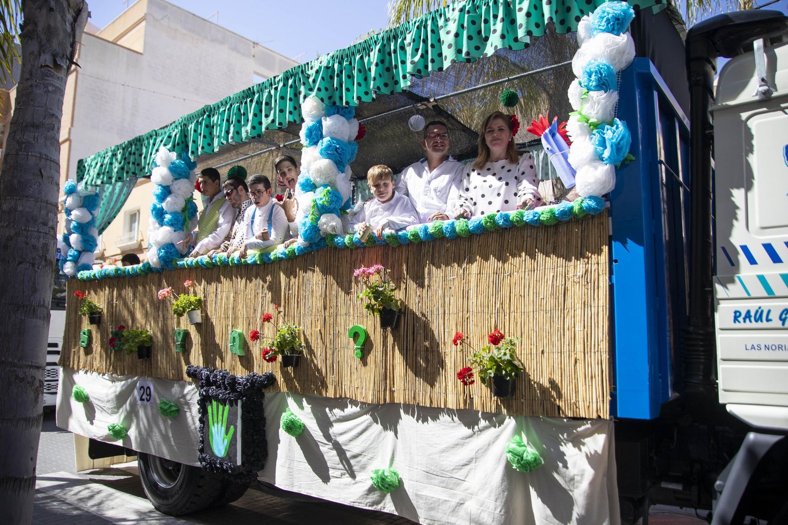Las imágnes de la misa y procesión en honor a San Marcos en El Ejido