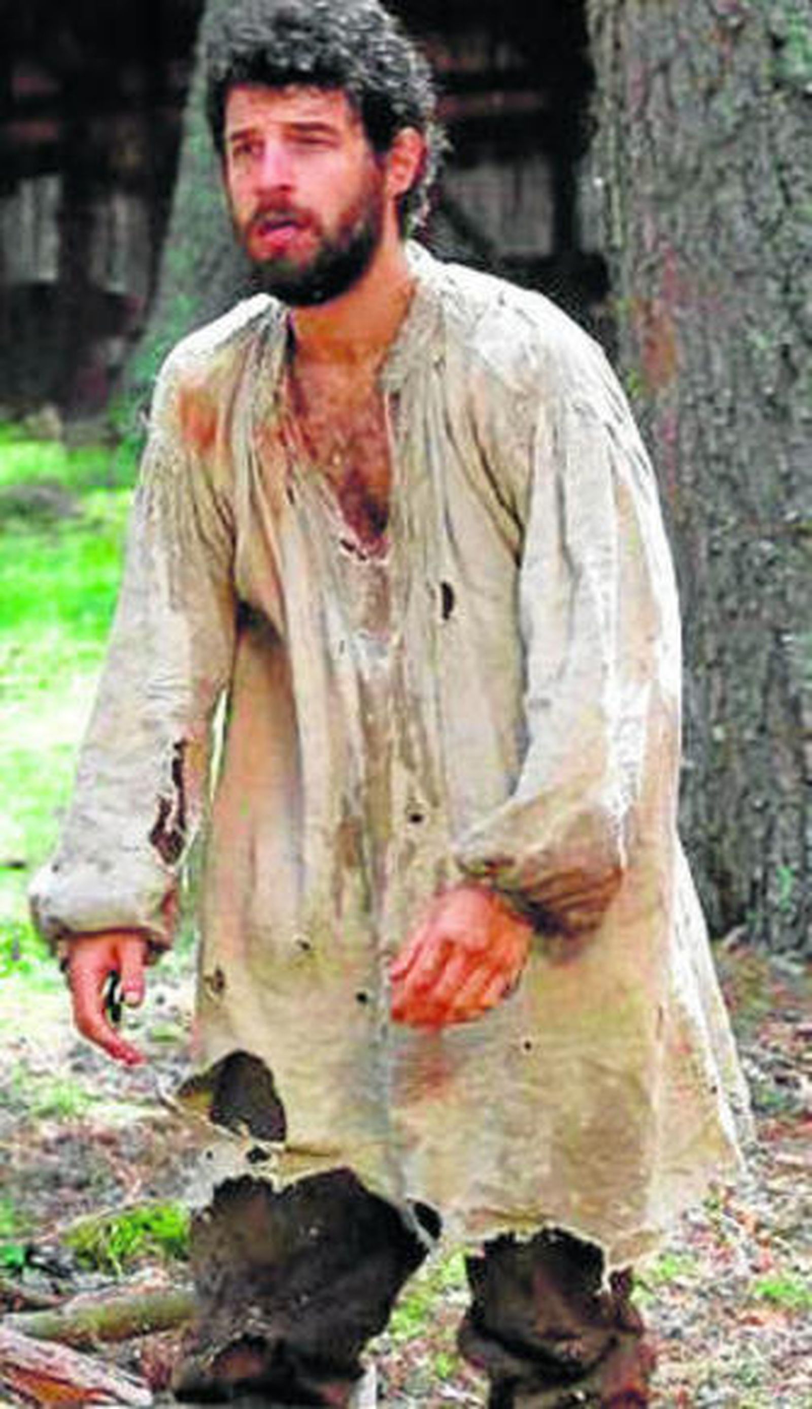 Francisco Ortiz, en el papel de Bosco; a la izquierda, Josep Cister.