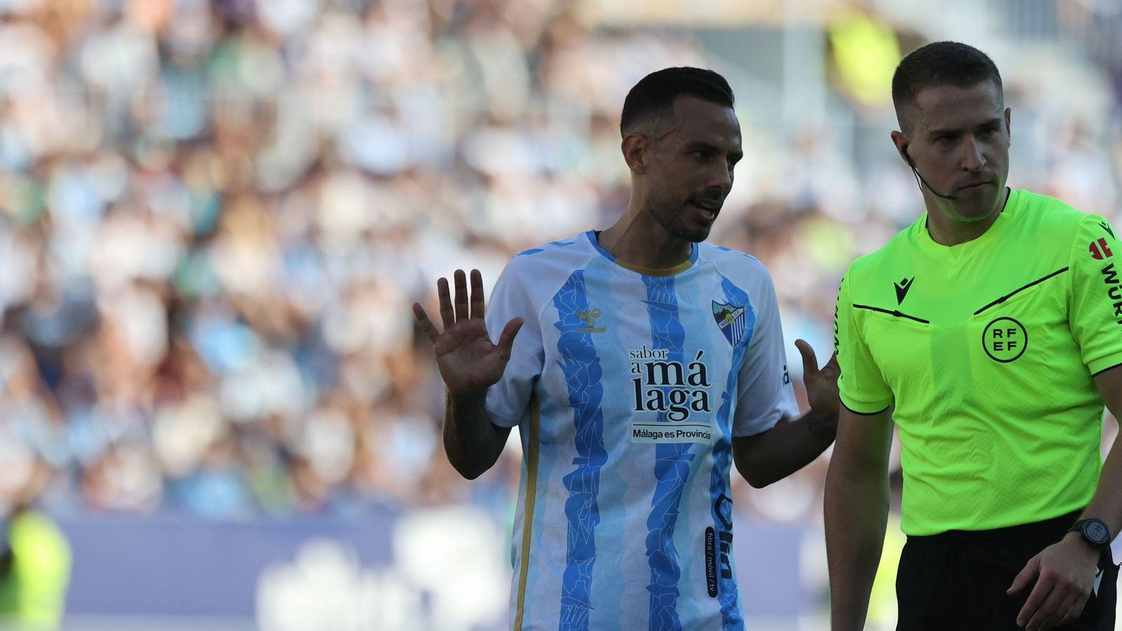 El Málaga CF-Real Oviedo, en fotos