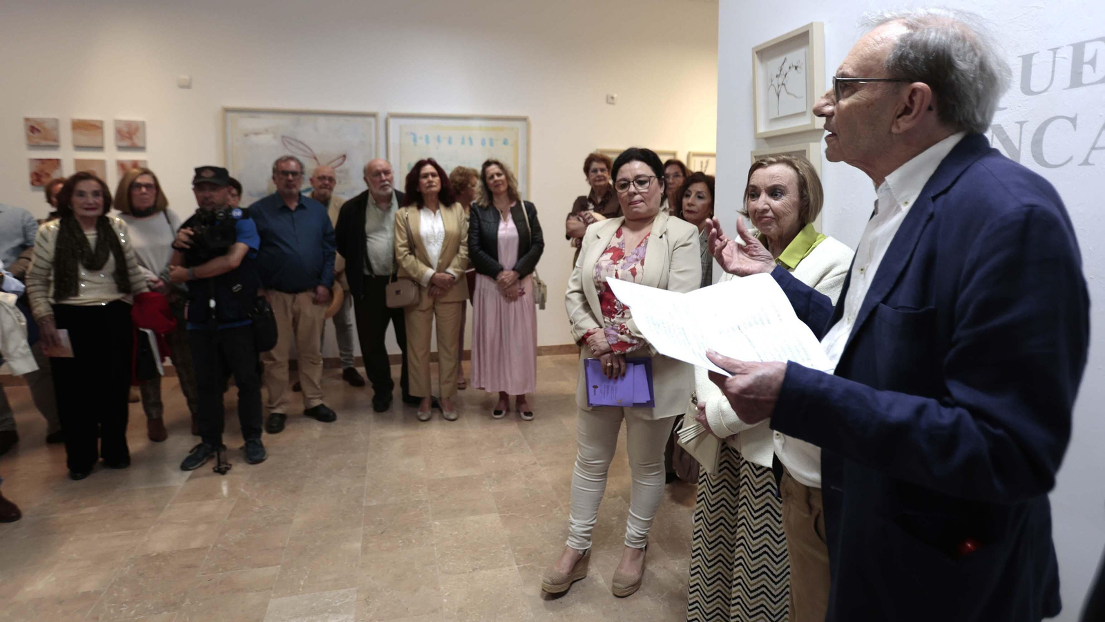 Las fotos de la inauguración de la exposición de Blanca Orozco "Lo que renace"