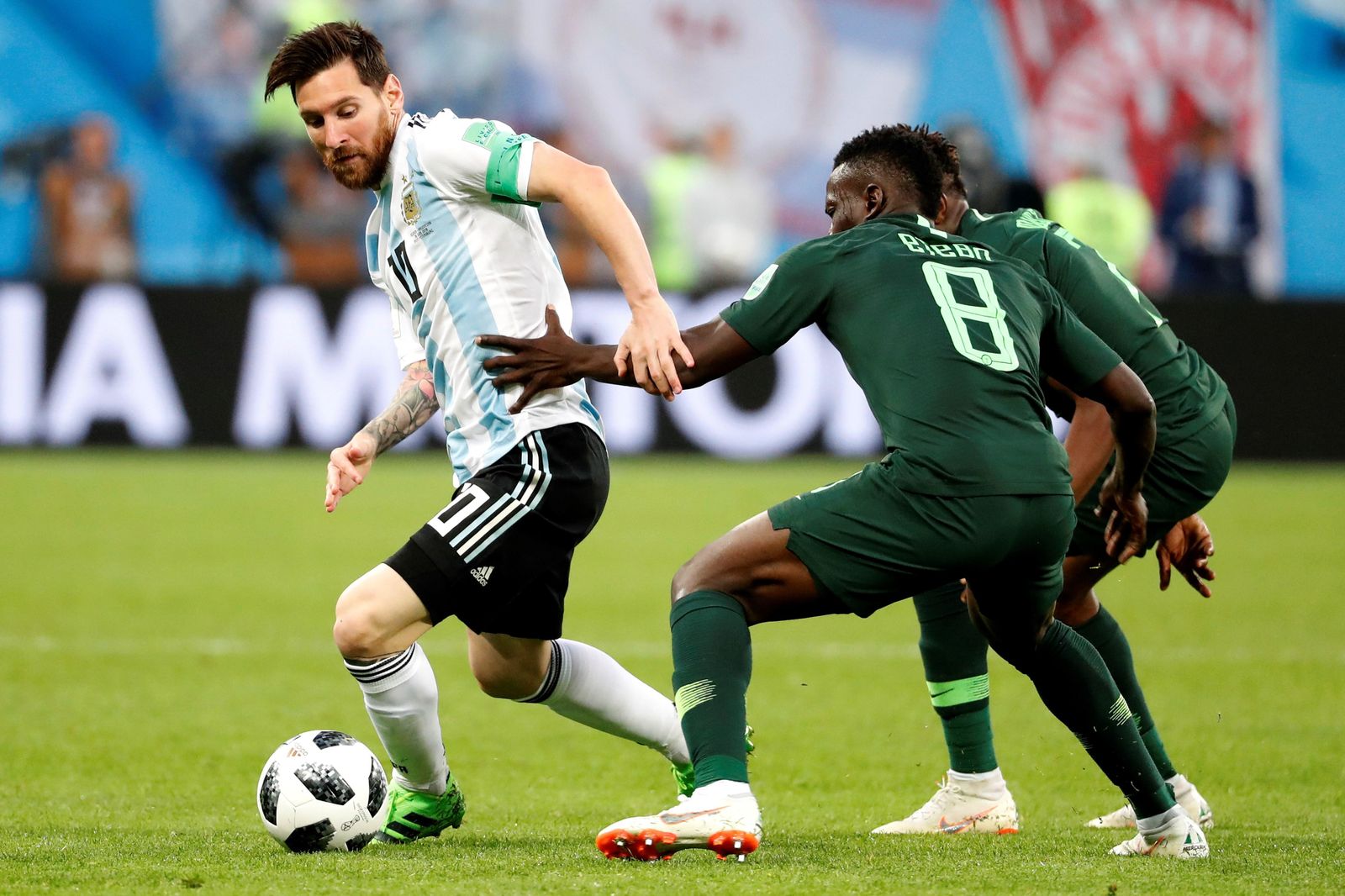 Las imágenes del Nigeria-Argentina