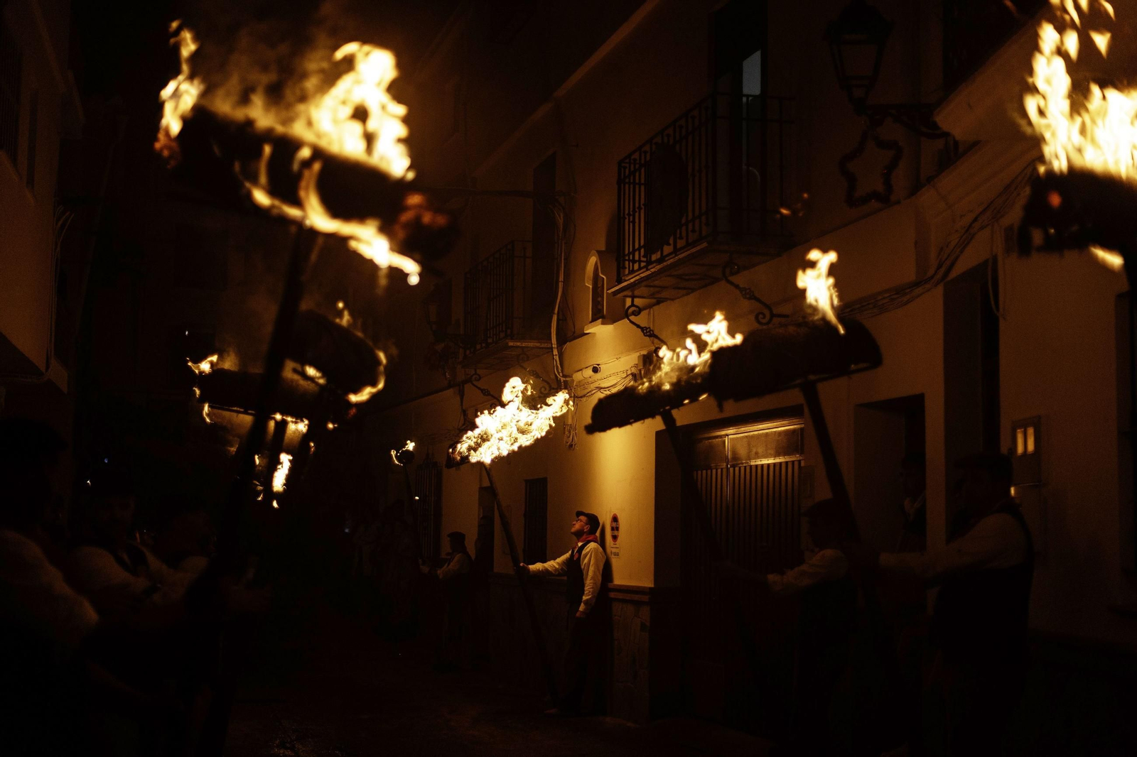 La fiesta de Los Rondeles de Casarabonela.