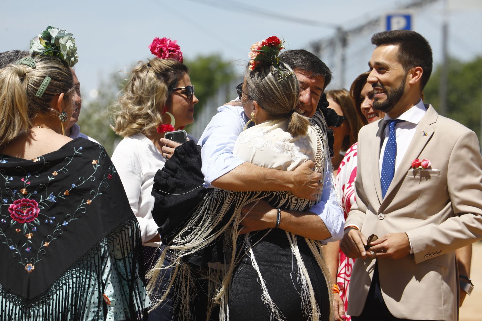 La visita de Juan Marín a la Feria de Córdoba, en imágenes.