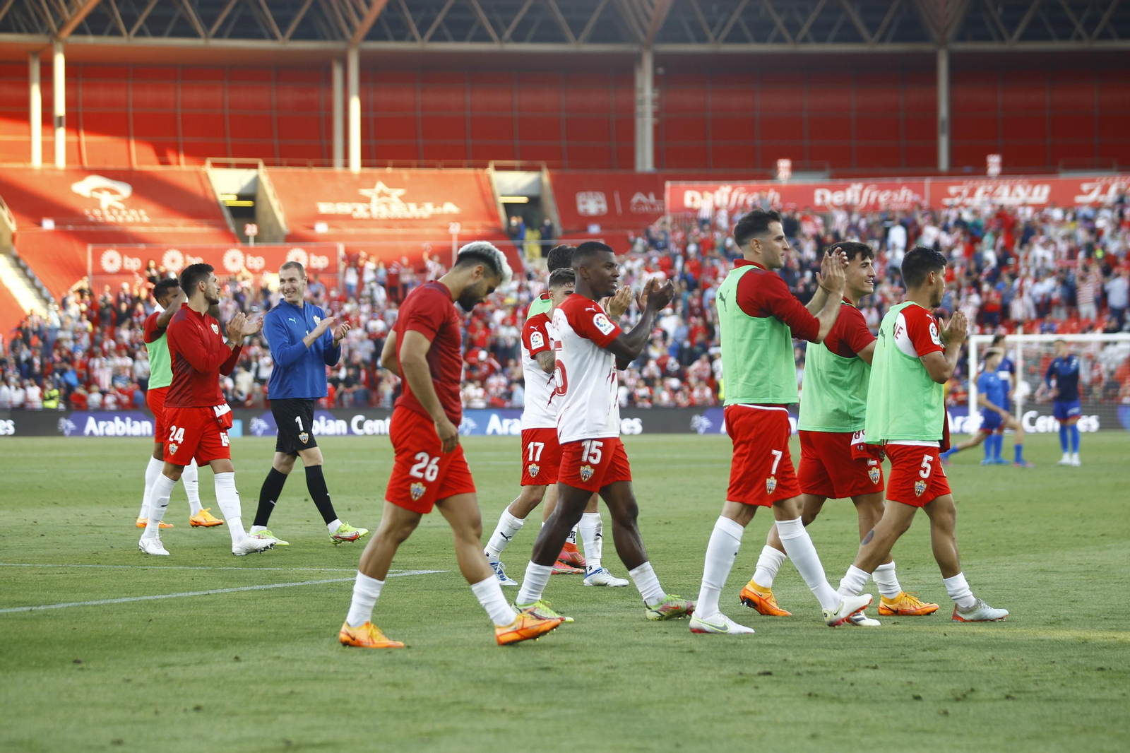 Imágenes del partido U.D. Almería-S.D. Amorebieta