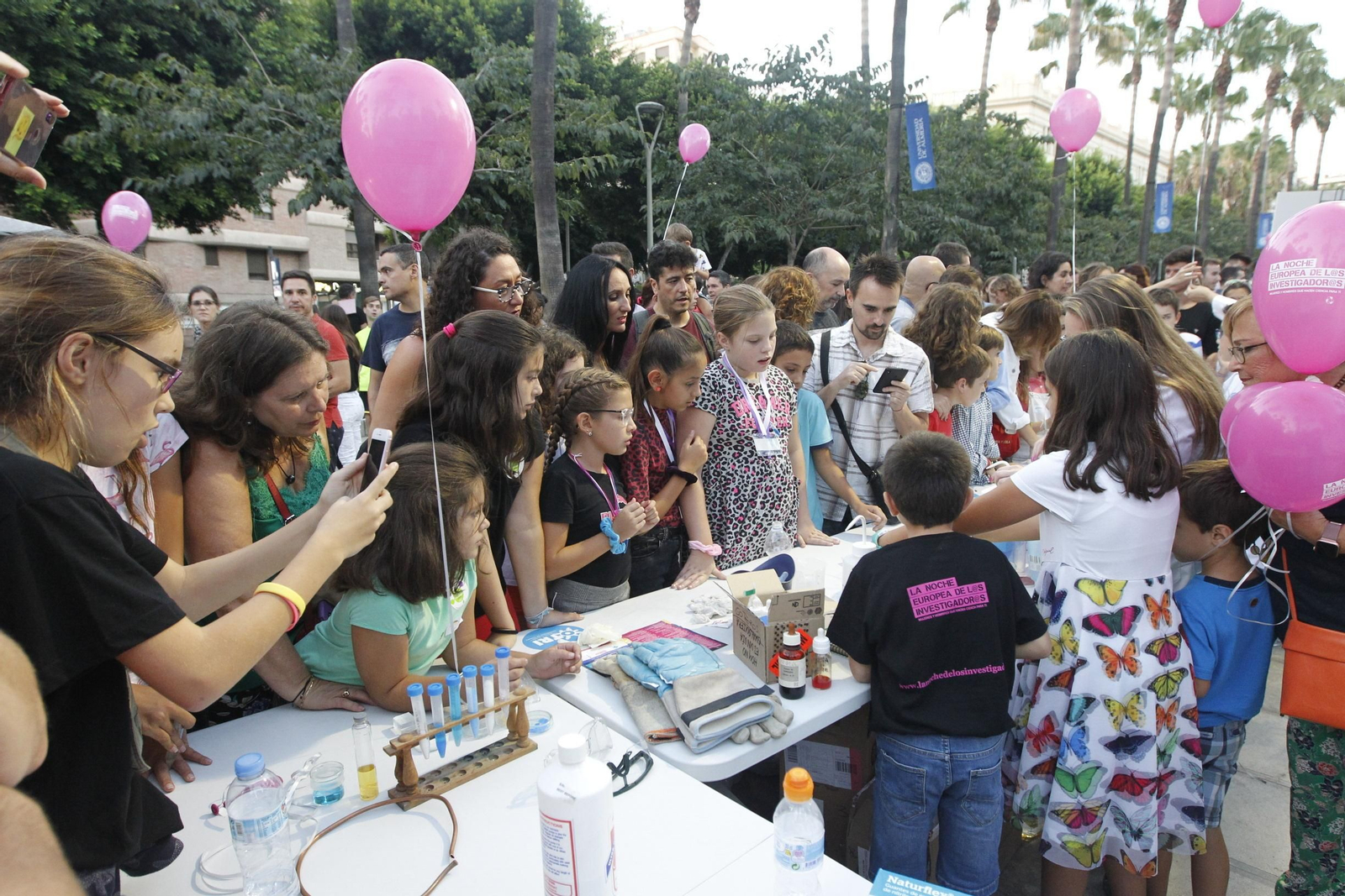 Fotogalería Noche Europea de los Investigadores. Universidad de Almería-UAL