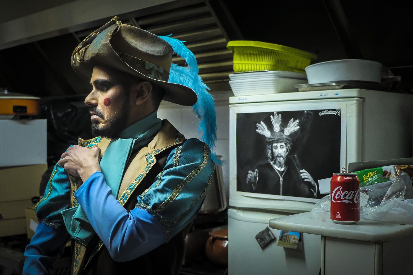 El comparsista Javi del Valle, integrante de '¿Te lo cuento o te lo canto?'