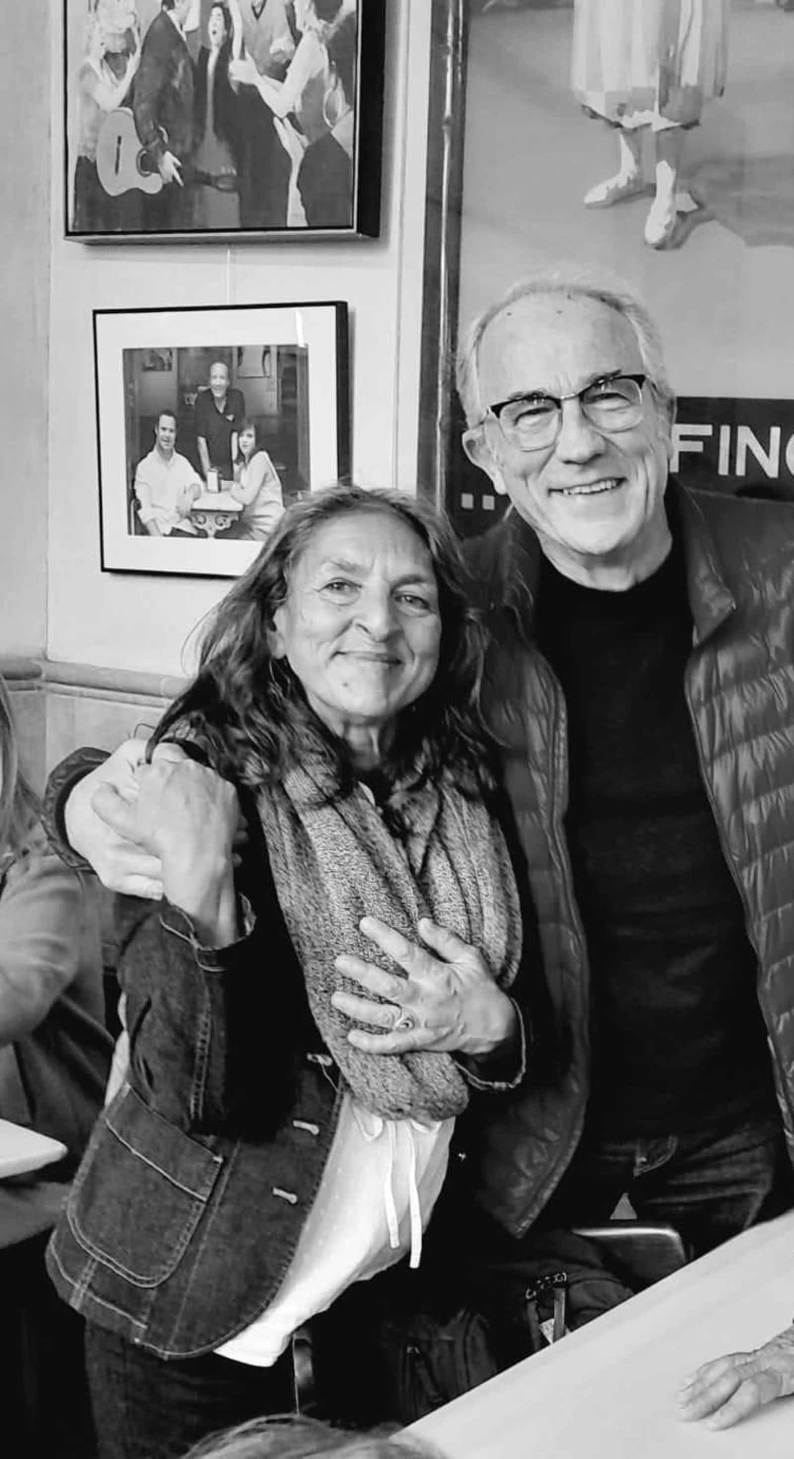 Inmaculada Peña Fernández y el autor de El Rebusco.