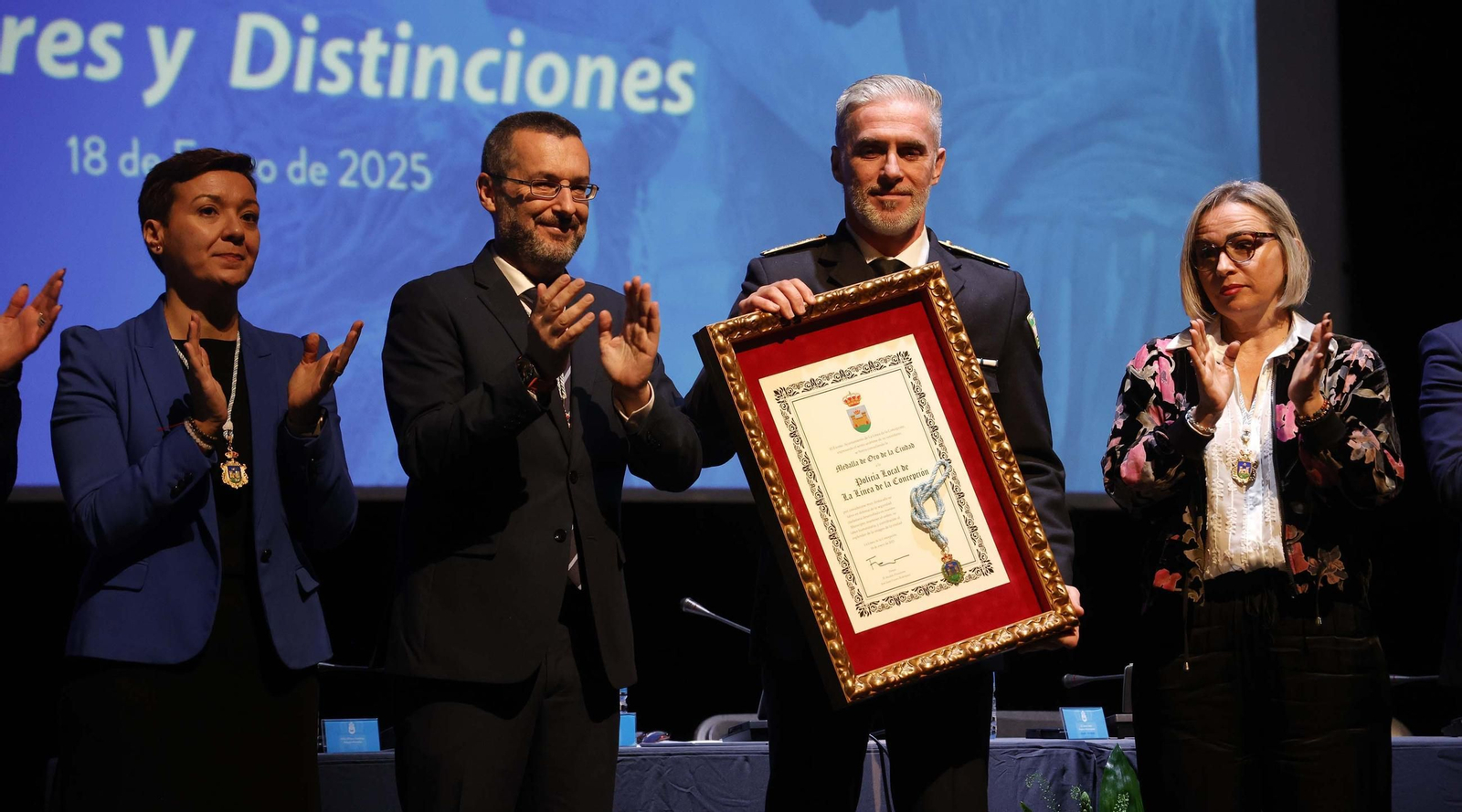 Fotos del acto de entrega de reconocimientos por el 155 aniversario de La Línea