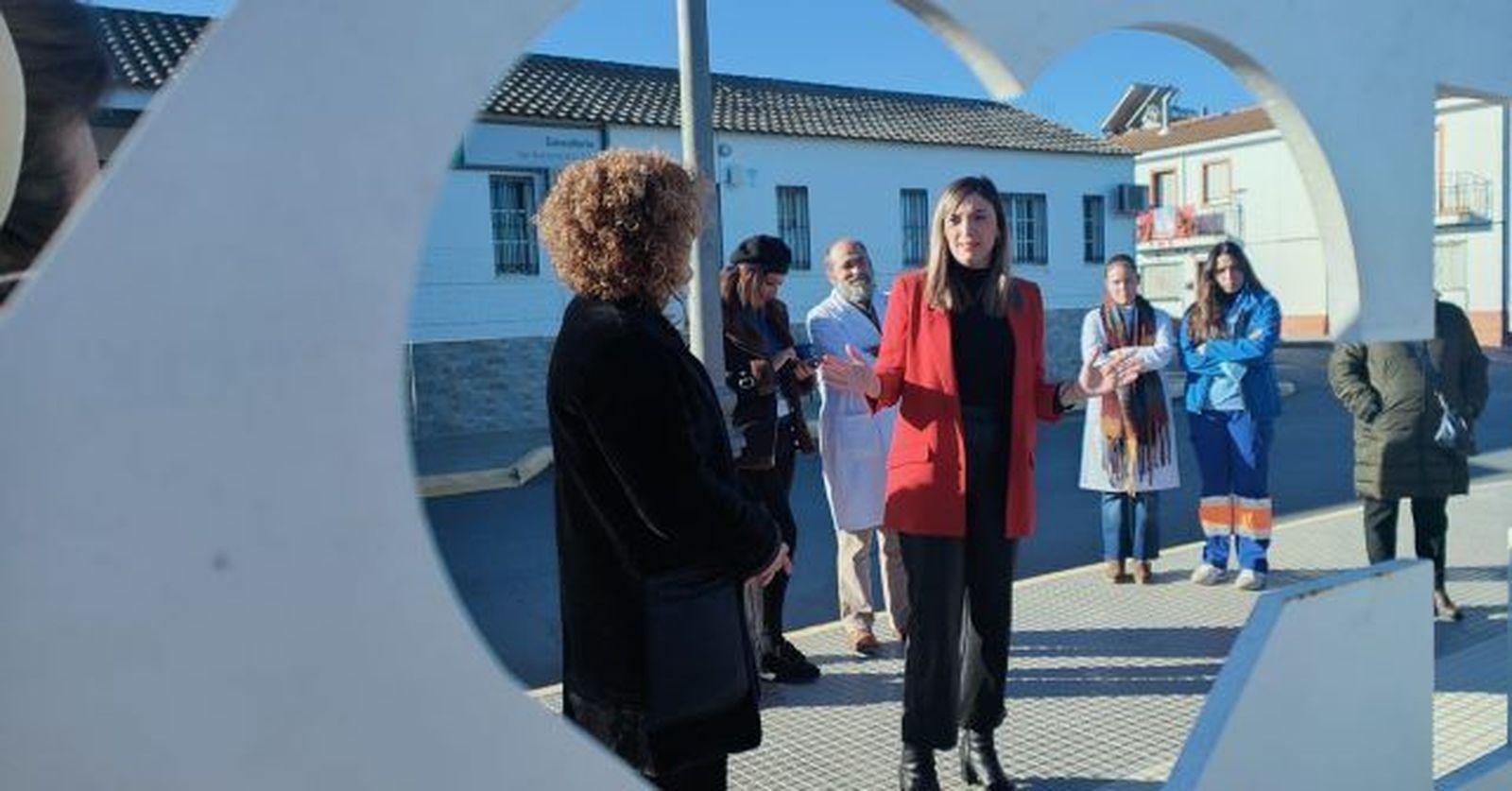 María Márquez junto a María Eugenia Limón.
