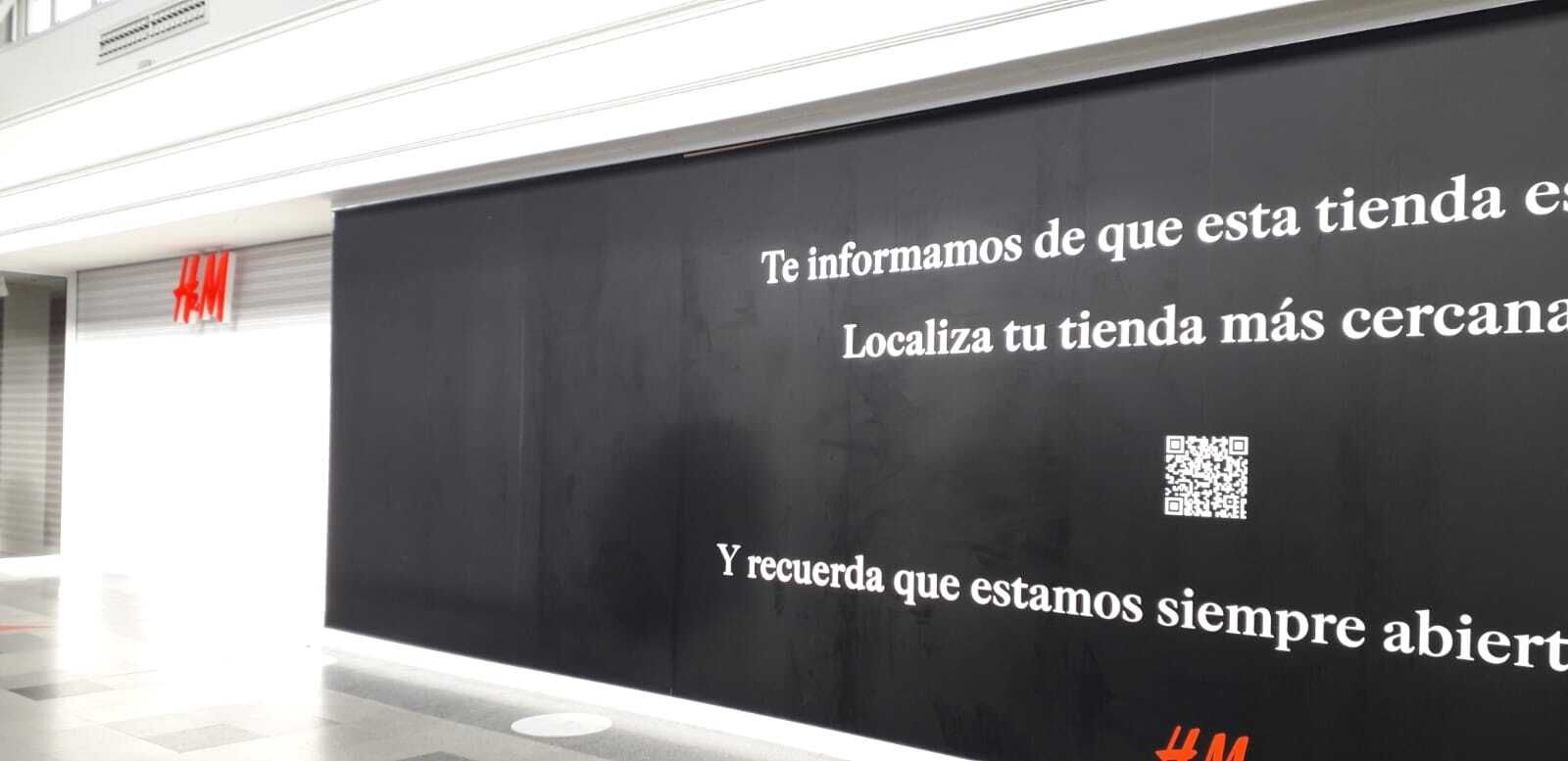 La tienda de H&M en el centro comercial El Paseo ya está cerrada.