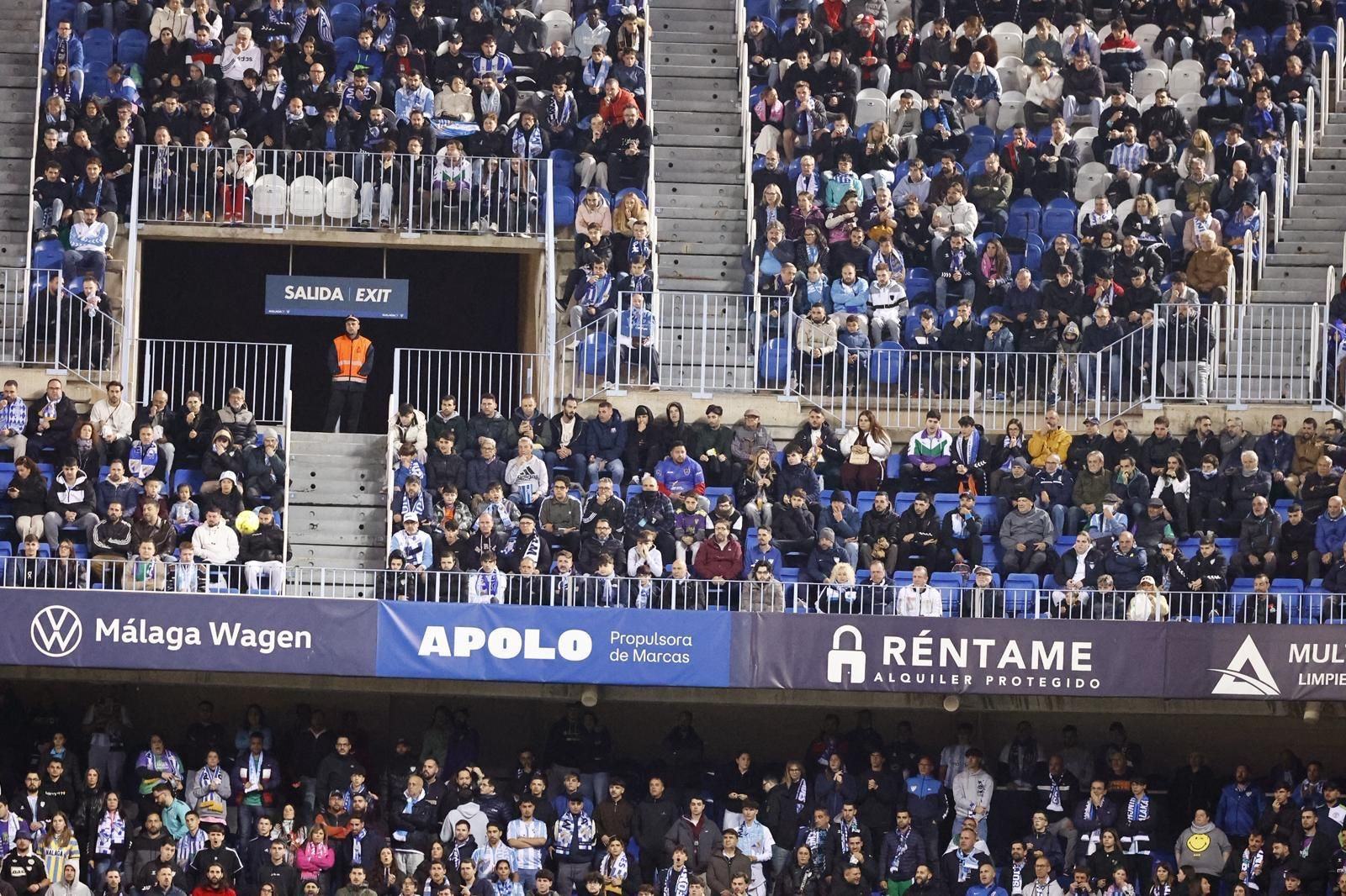 Búscate en las gradas de La Rosaleda en el Málaga CF-Mirandés