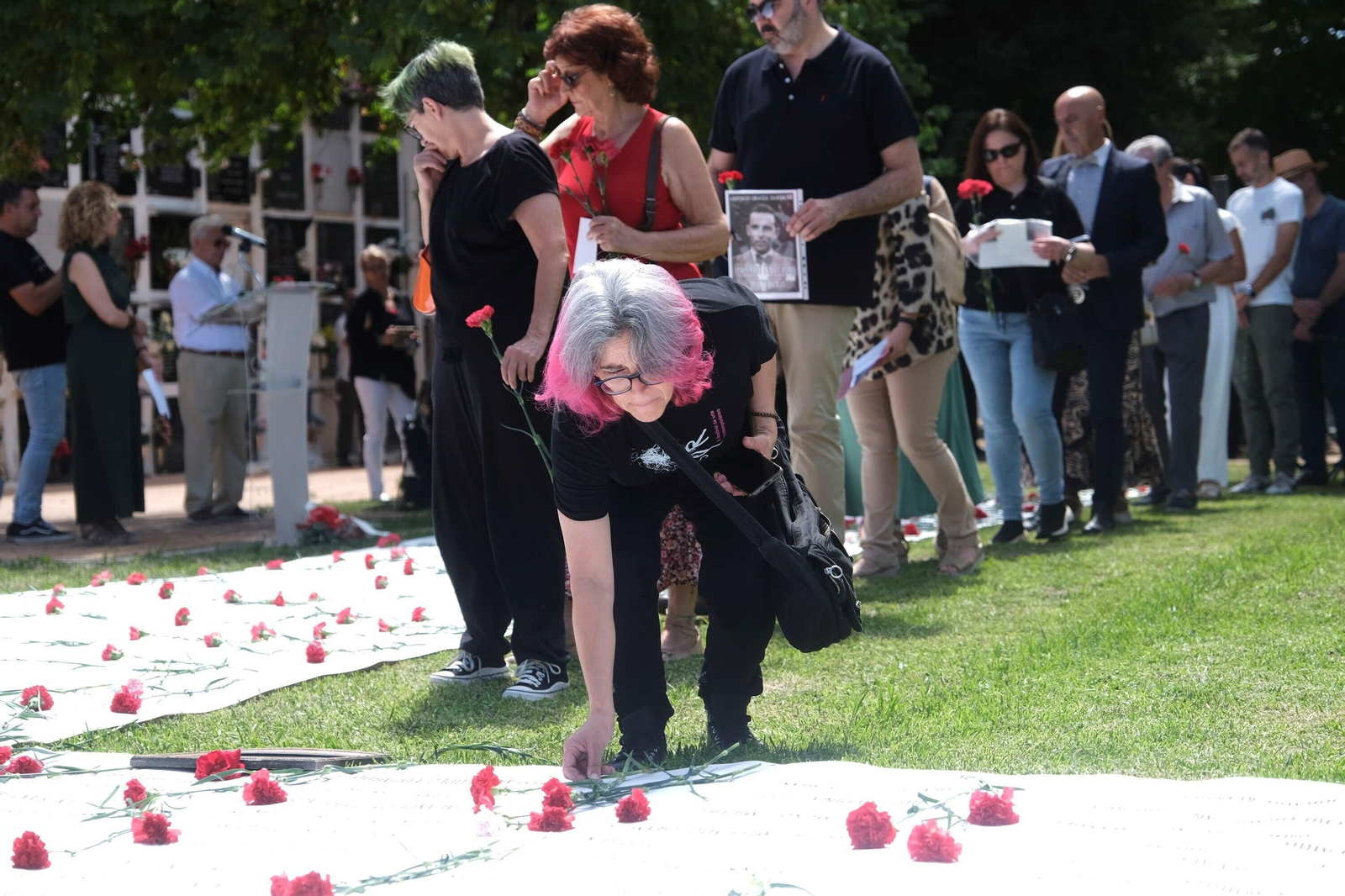 El homenaje a las víctimas del franquismo en Córdoba, en imágenes