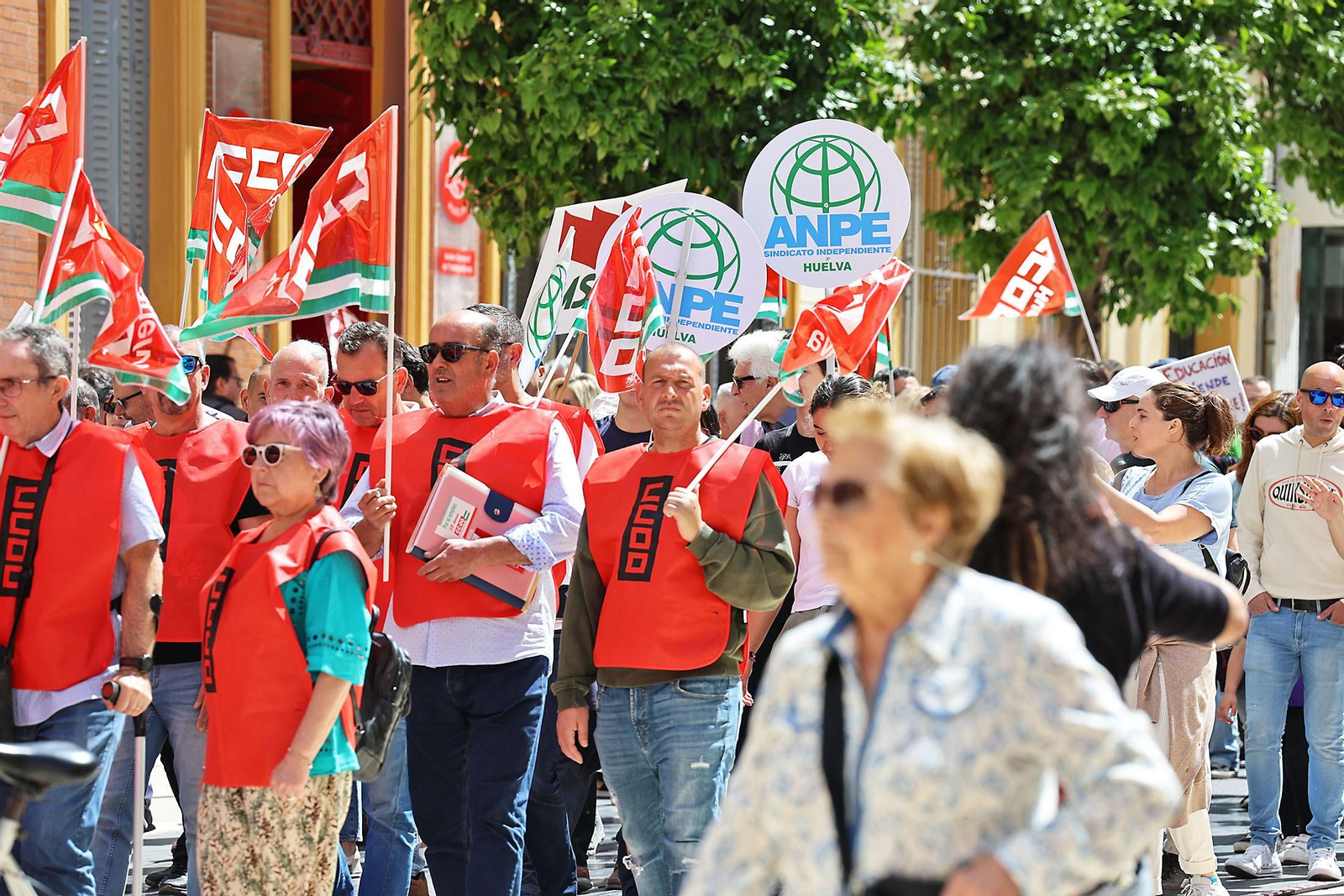 Imágenes de la manifestación en defensa de la educación pública