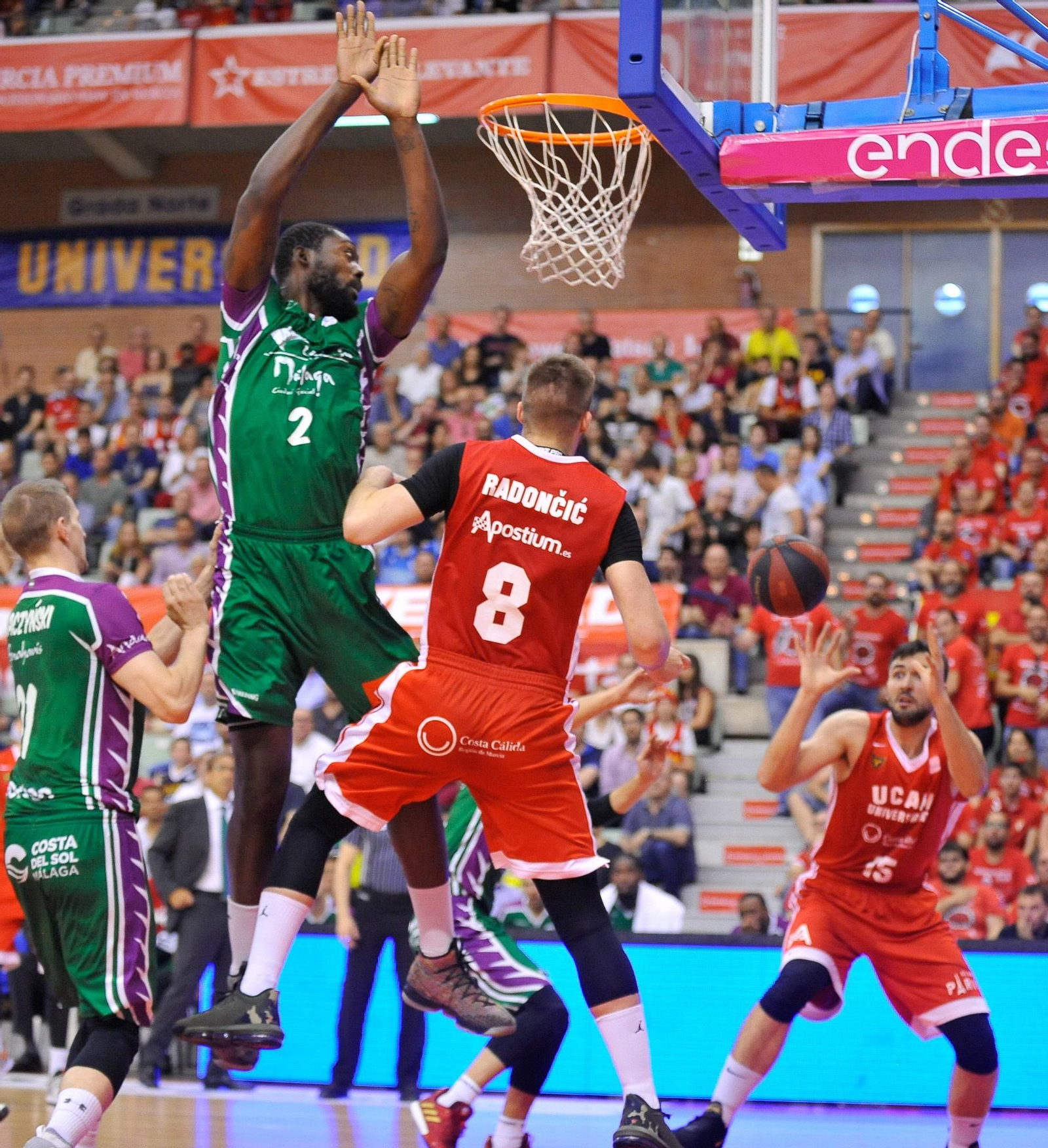 Las fotos del UCAM Murcia - Unicaja Baloncesto