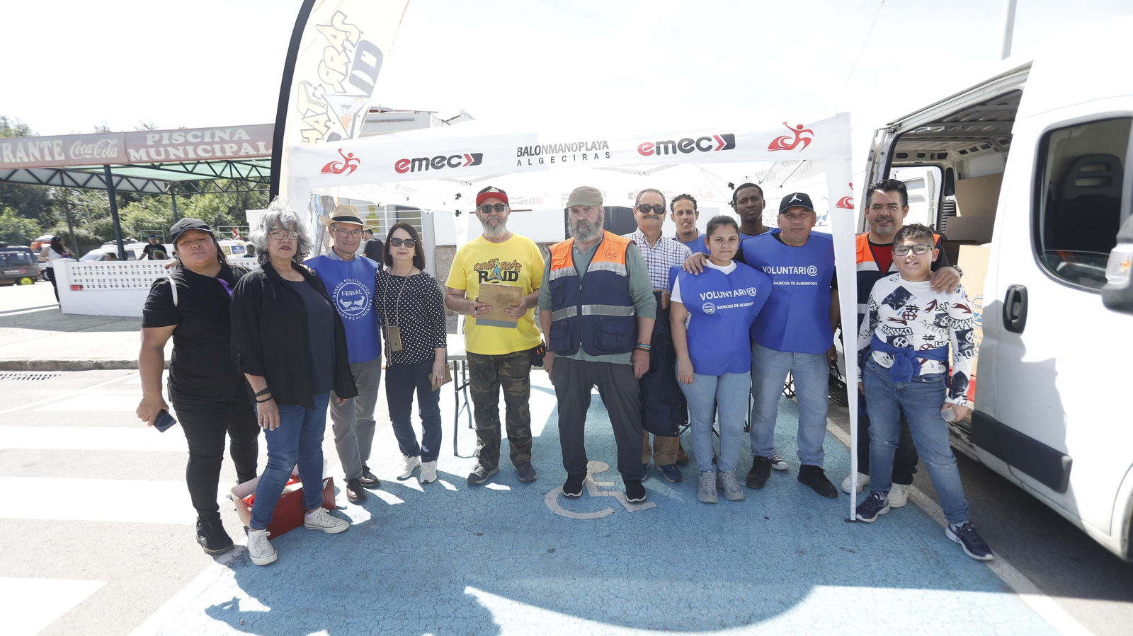 Las fotos de Chatarras Raid,  concentrados en Castellar, para llevar alimentos a Marruecos