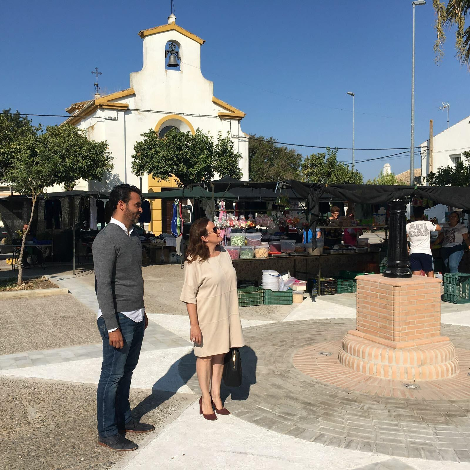 La plaza de la Artesanía de San Isidro, una de las pedanías en las que se ejecutarán obras con cargo al PFEA.
