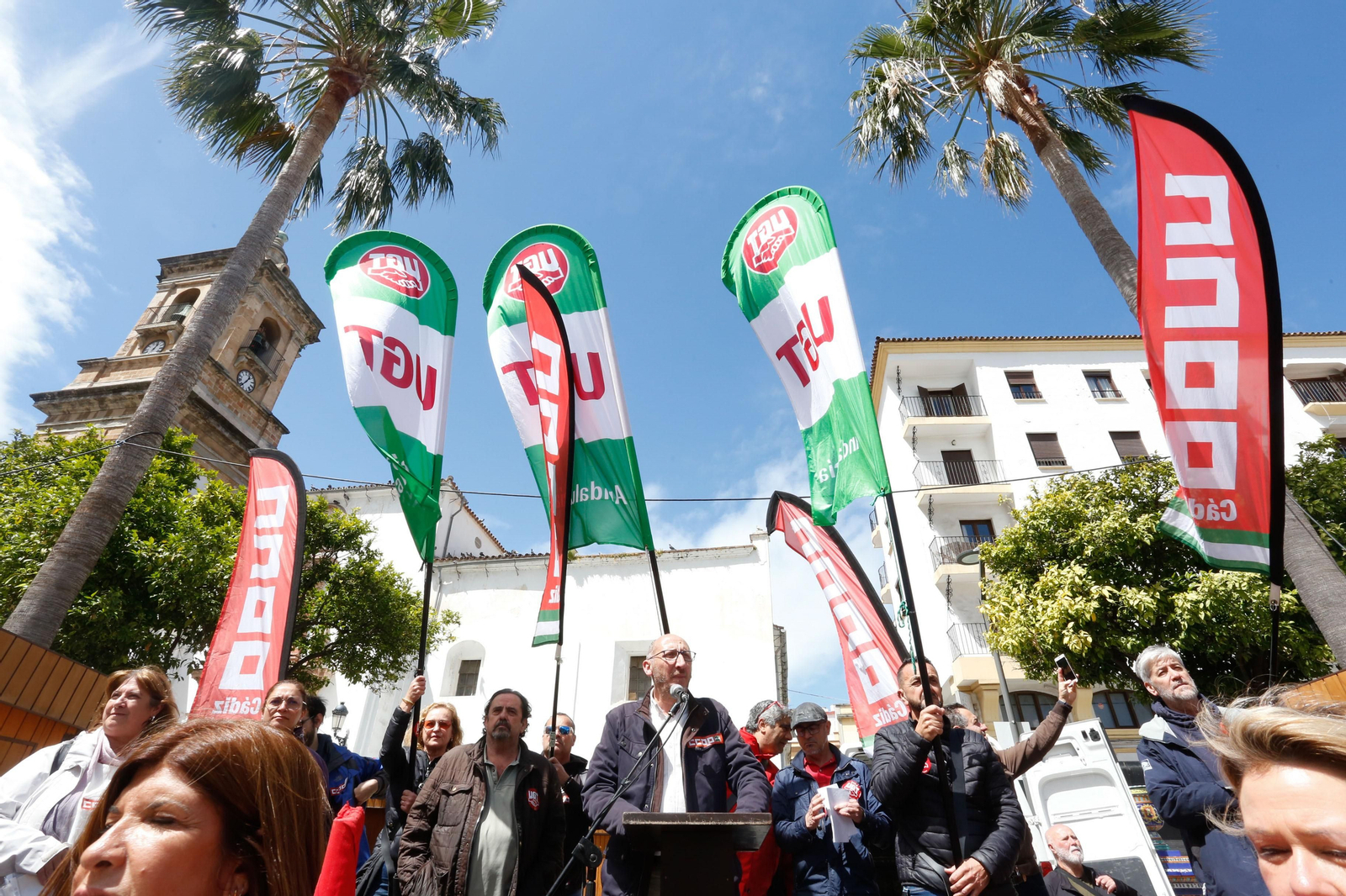 Fotos de la manifestación del Primero de Mayo en Algeciras