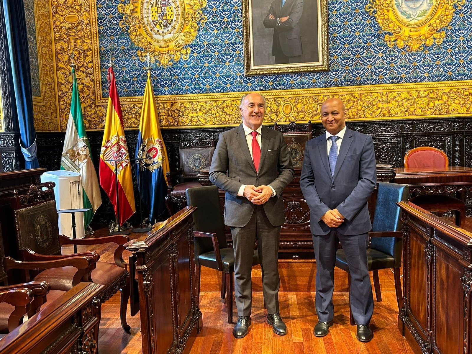 José Ignacio Landaluce y Driss Soussi.