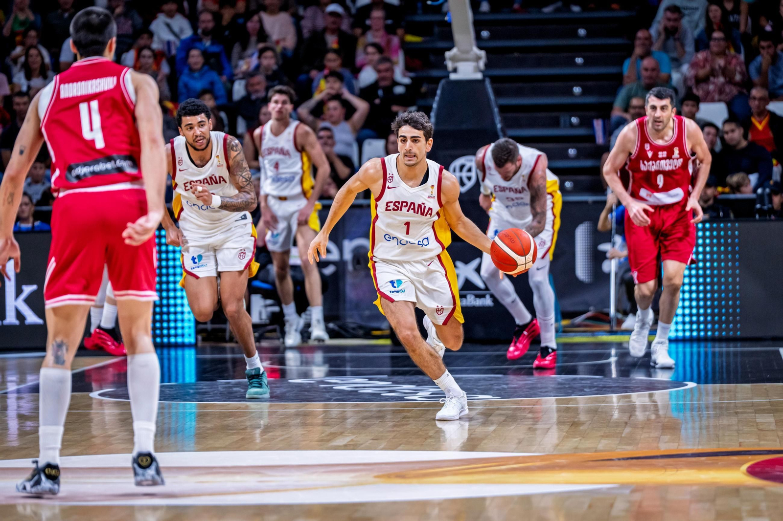 Las fotos del España-Georgia de baloncesto