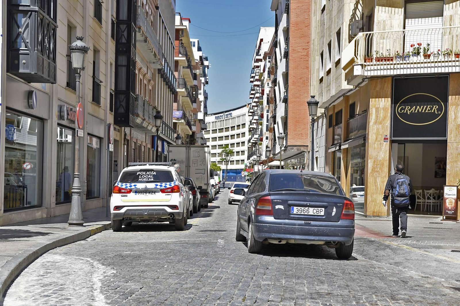 Imágenes de las calles que se incluirán en la peatonalización del centro