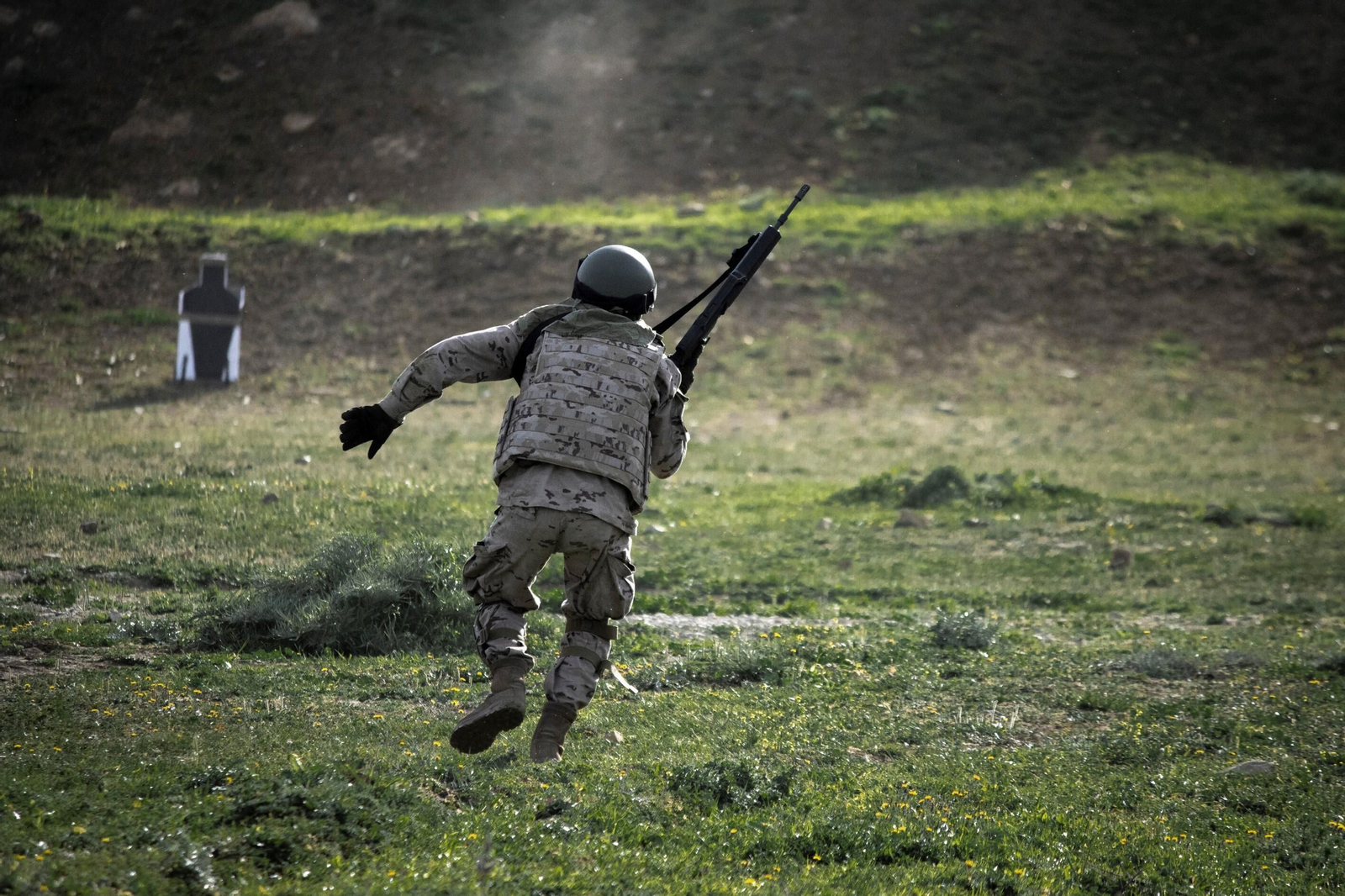Así se instruyen los soldados ucranianos con la Infantería de Marina en Cádiz, en imágenes