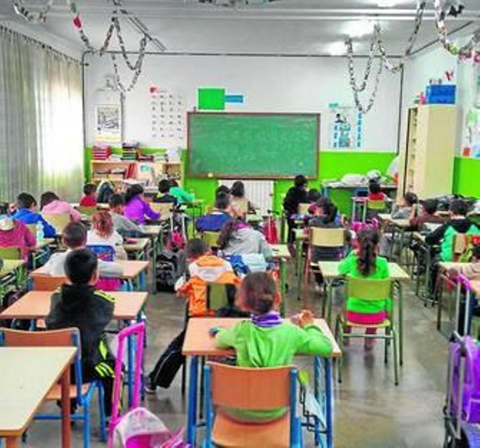 Clase del CEIP Tierno Galván, de Zafarraya, con 31 alumnos.